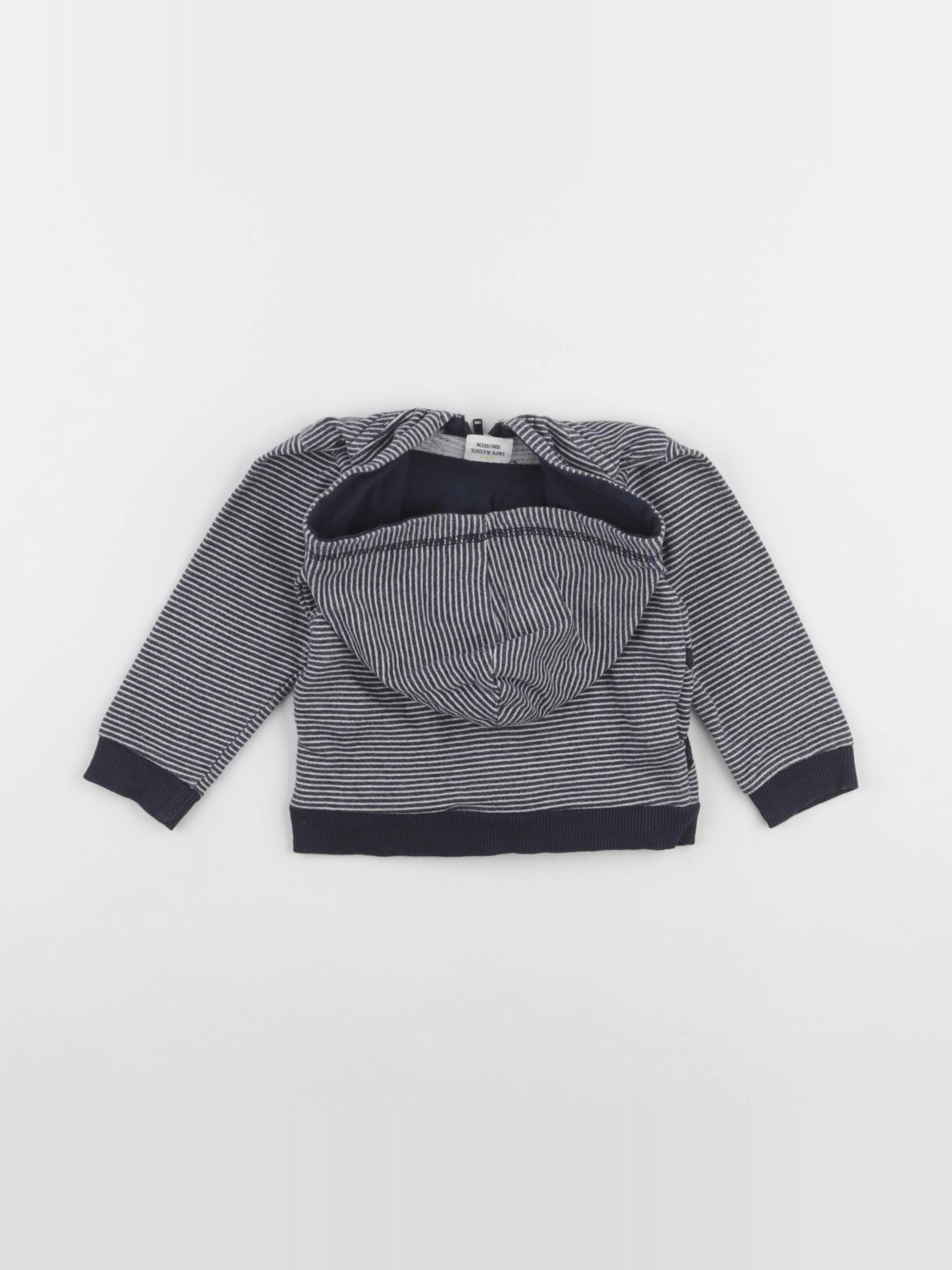 Tape à l'oeil - sweat bleu - 18 mois