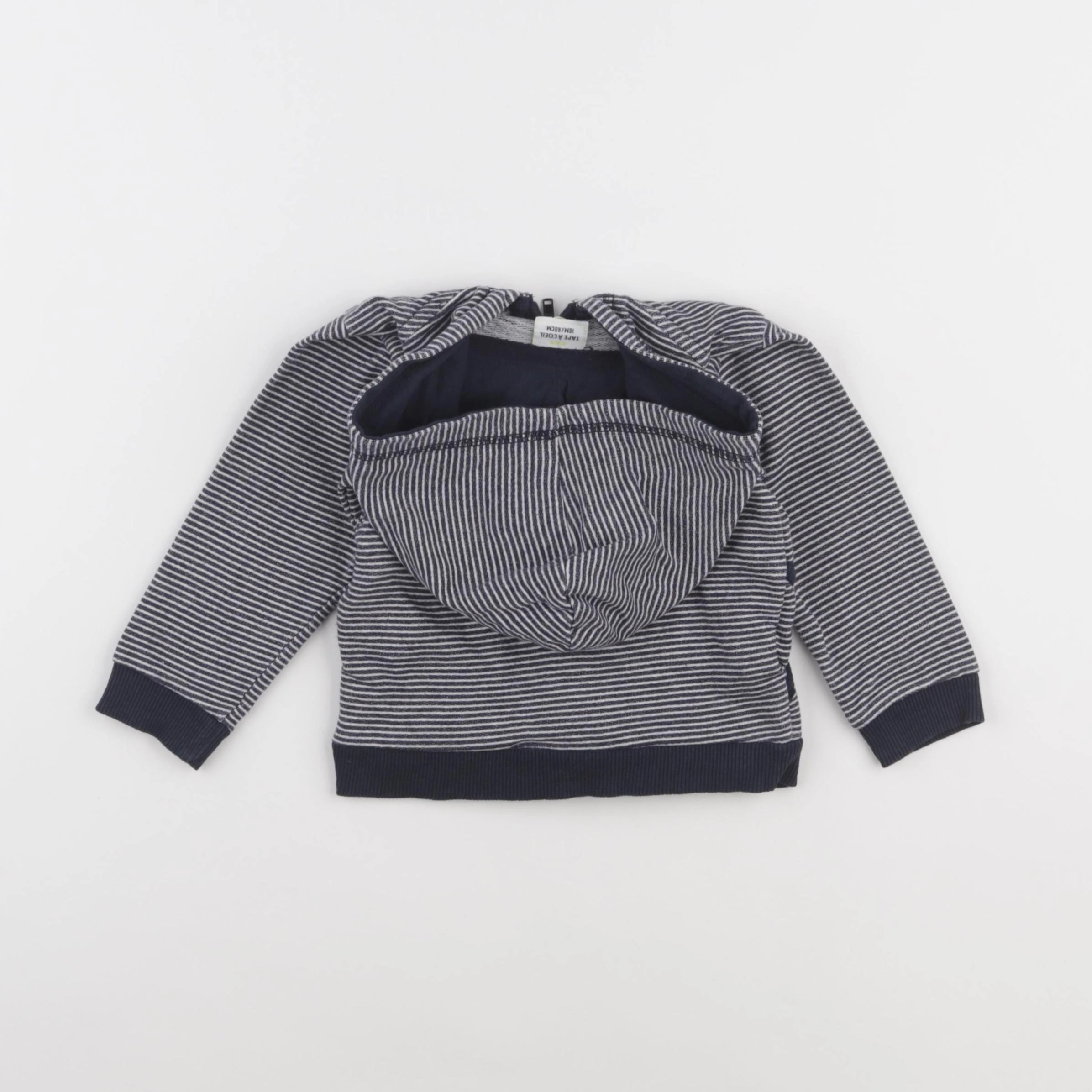 Tape à l'oeil - sweat bleu - 18 mois
