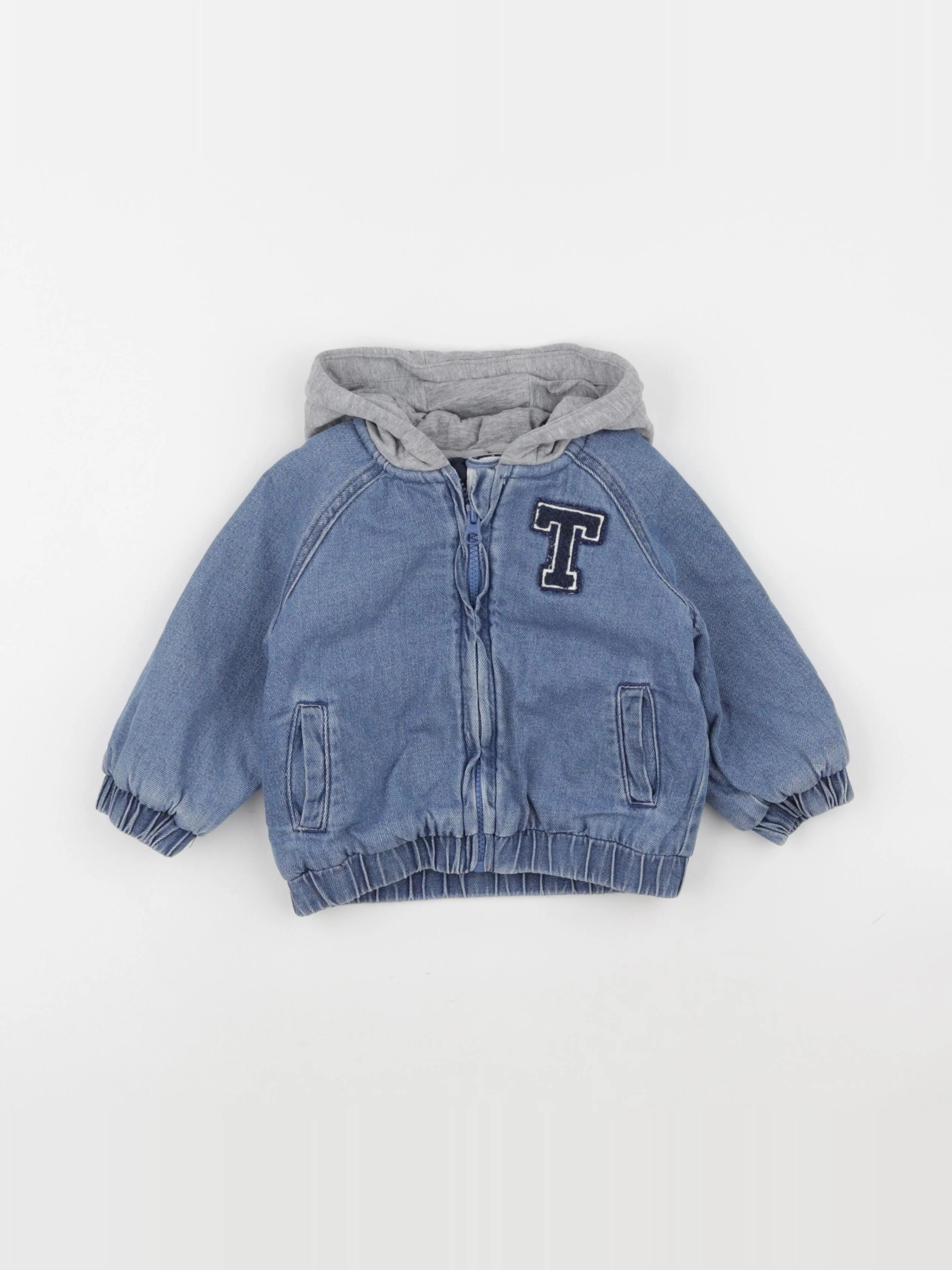Vertbaudet - veste bleu - 18 mois