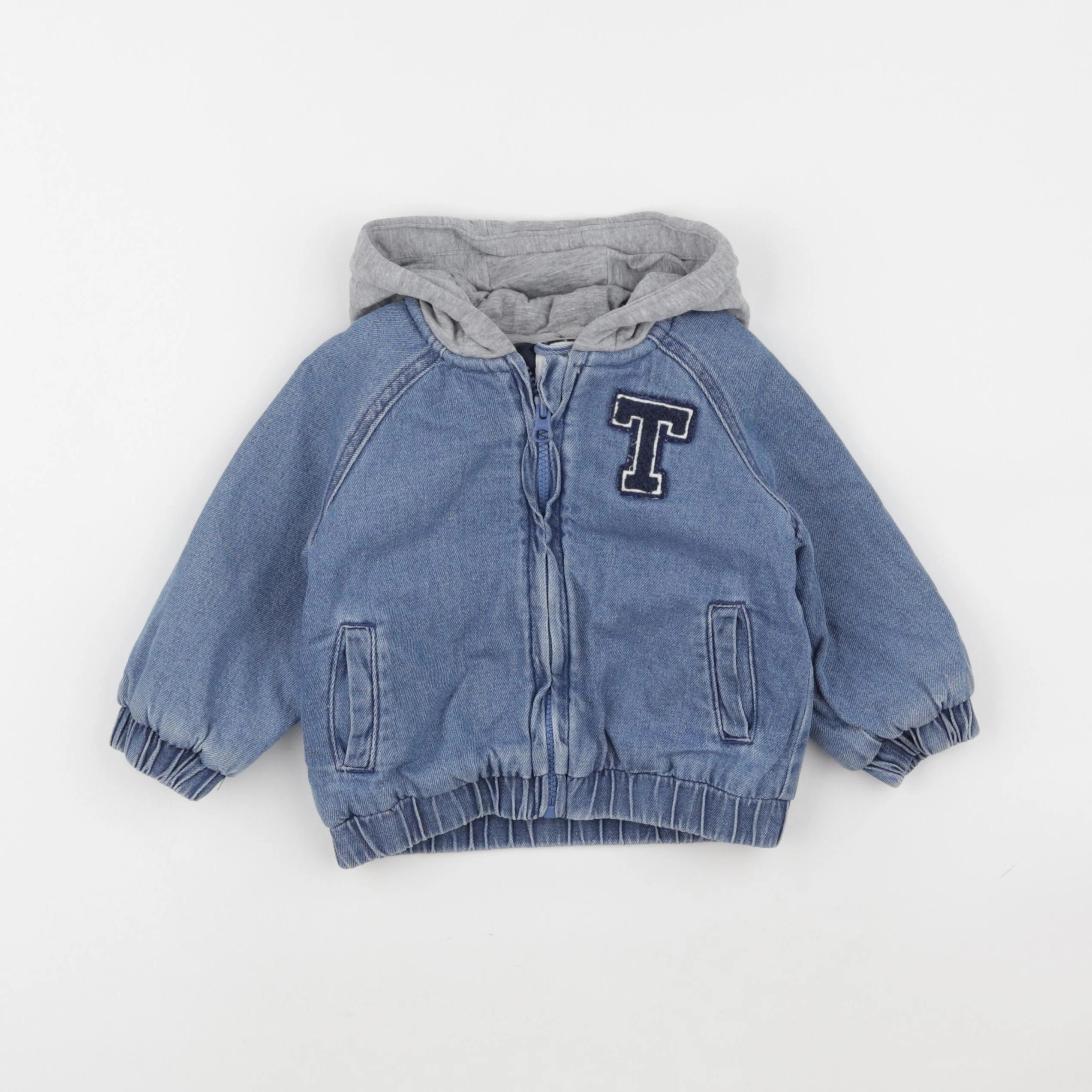 Vertbaudet - veste bleu - 18 mois