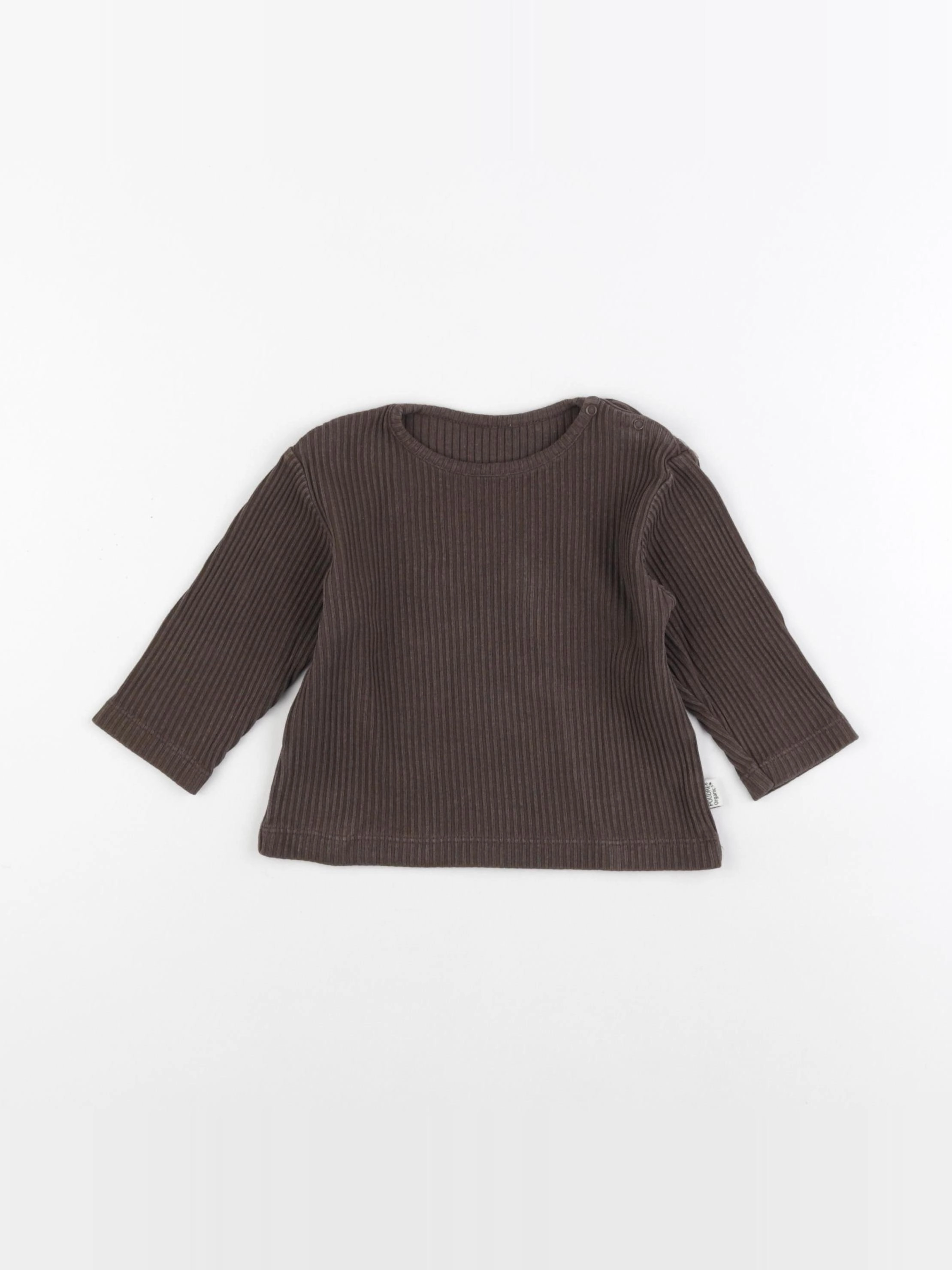 Poudre Organic - tee-shirt marron - 9 mois