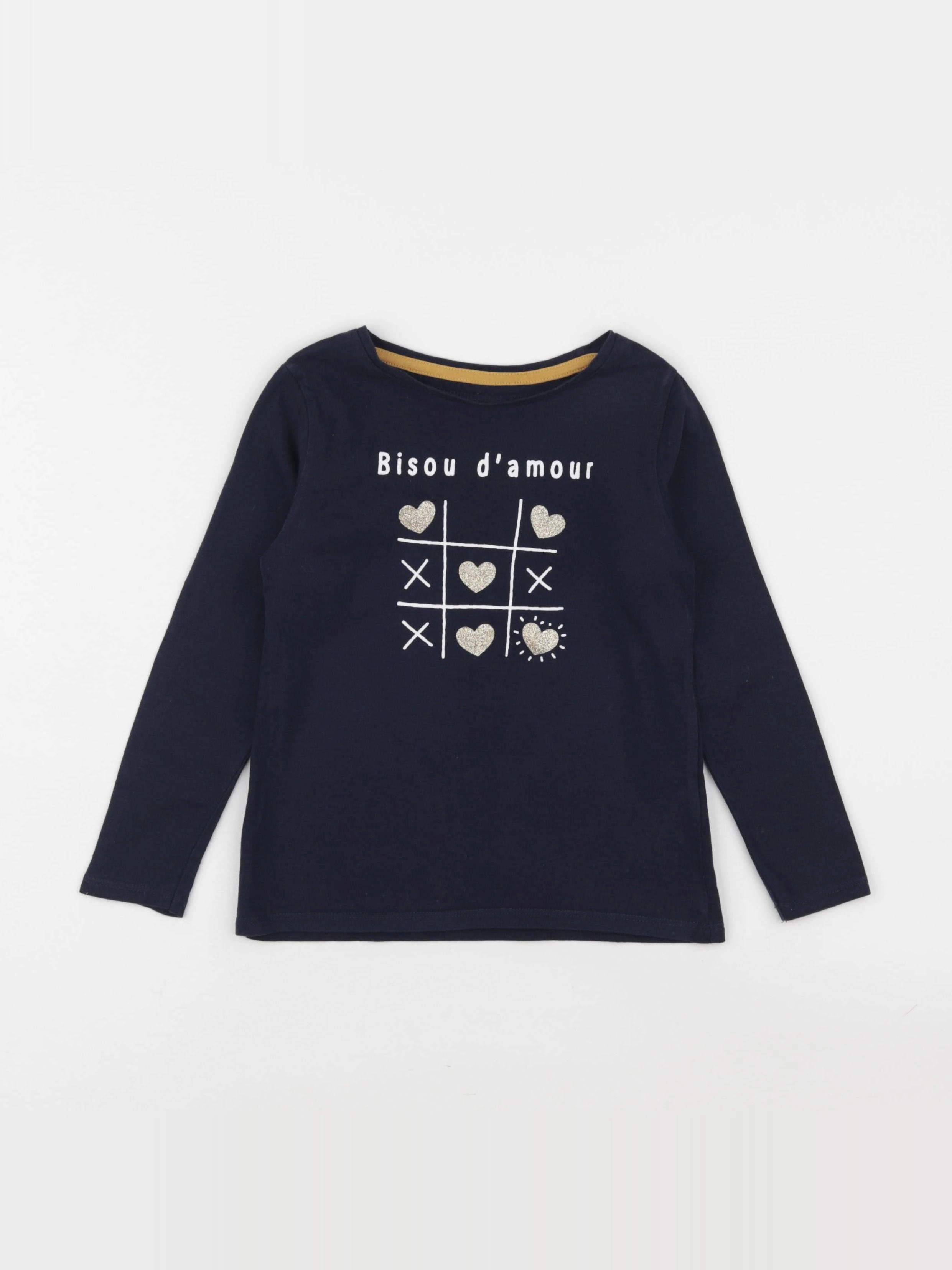 Vertbaudet - tee-shirt bleu - 5 ans