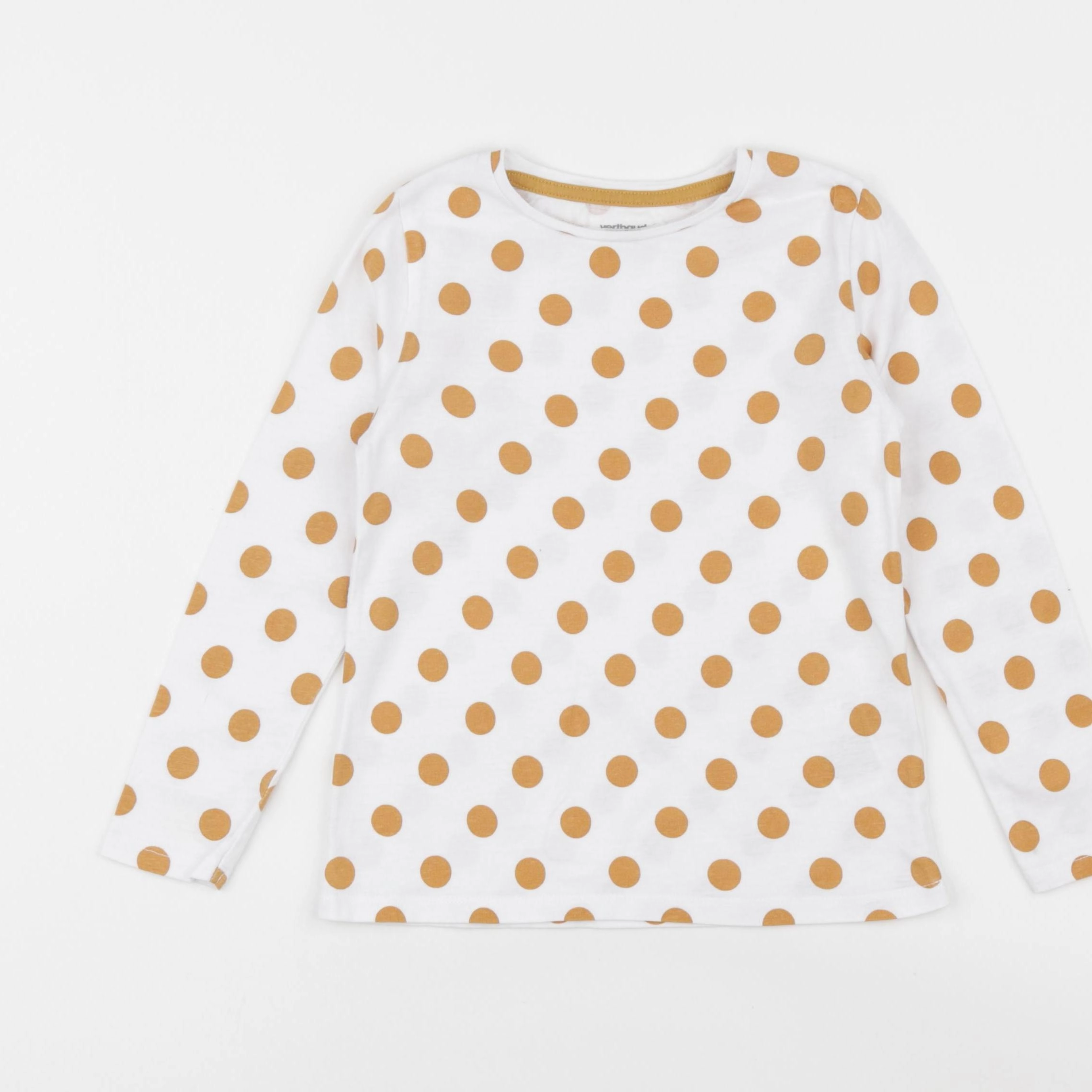 Vertbaudet - tee-shirt blanc, orange - 5 ans