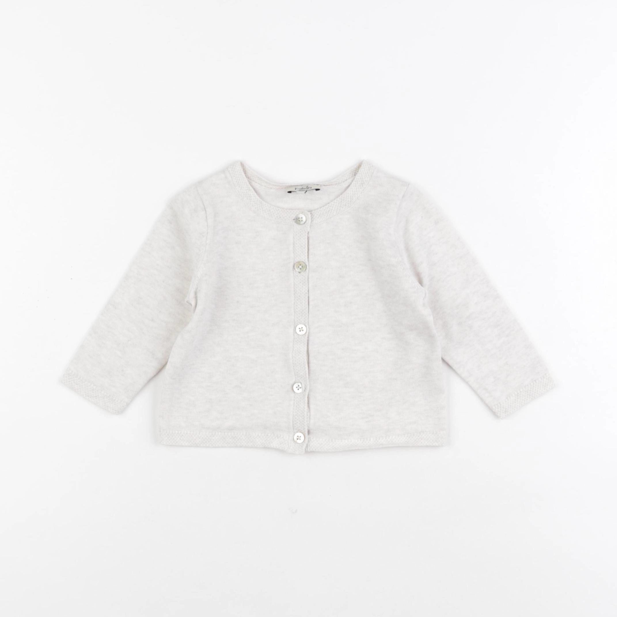 Natalys - gilet beige - 9 mois