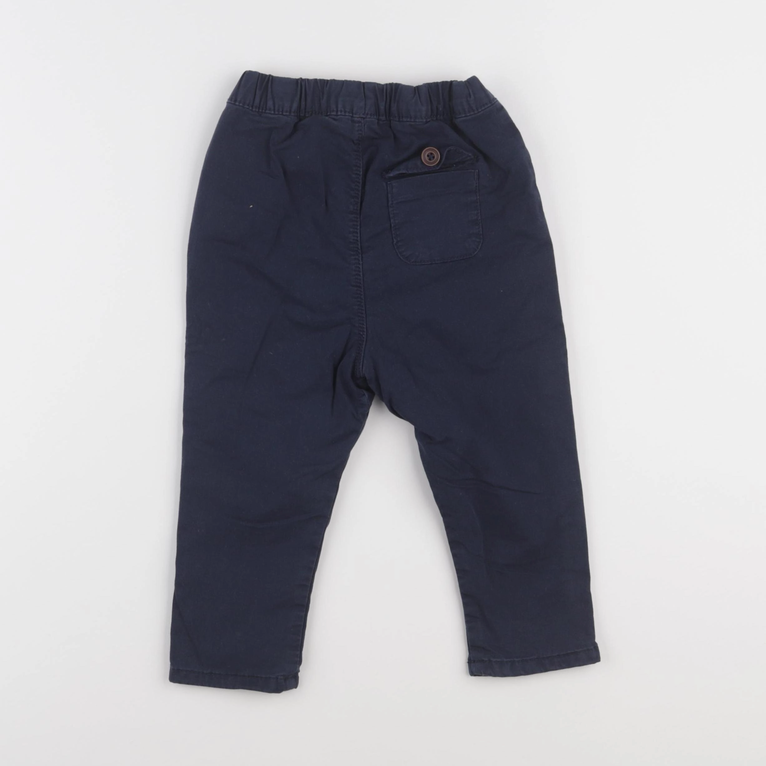 Tape à l'oeil - pantalon doublé bleu - 24 mois