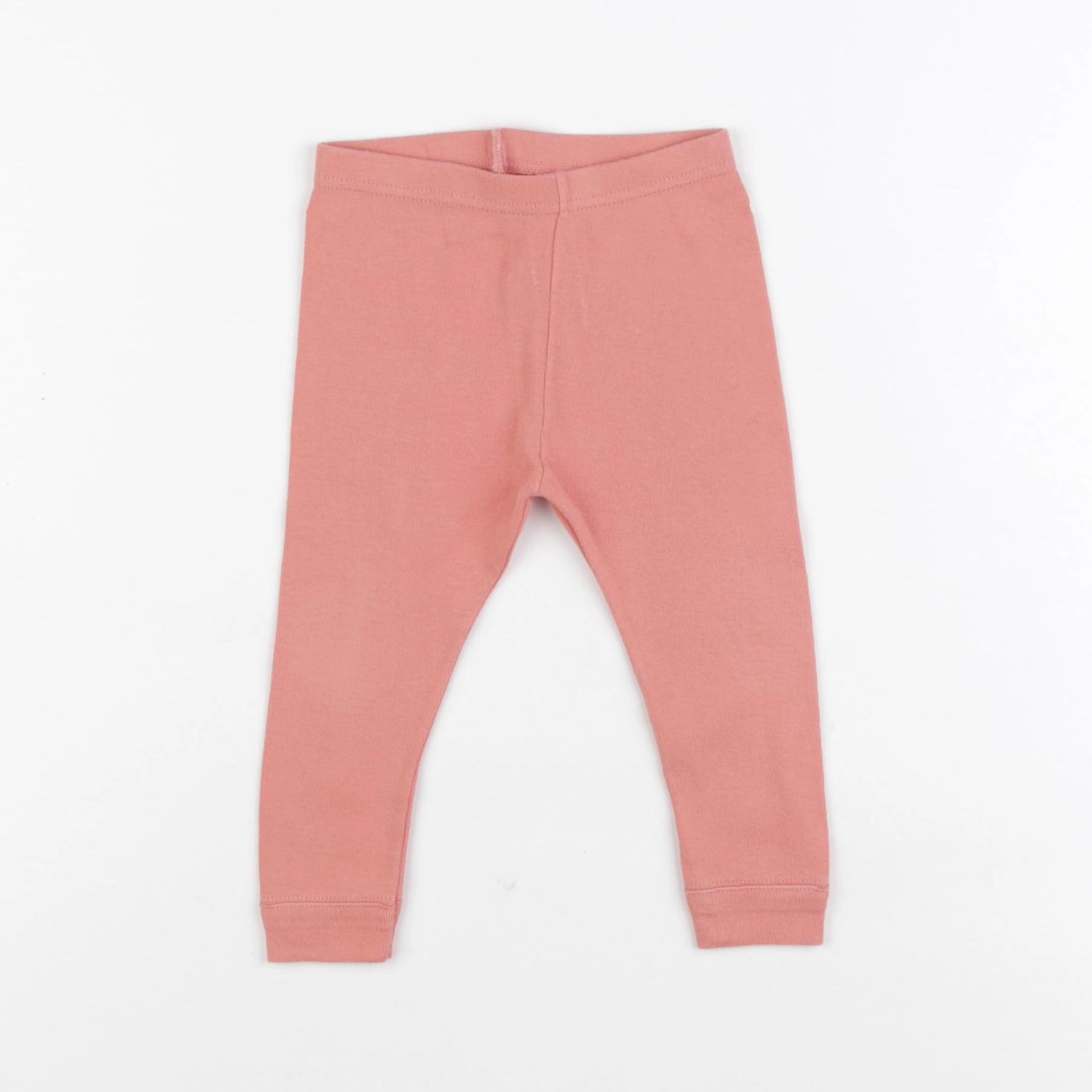 Petit Bateau - legging rose - 12 mois