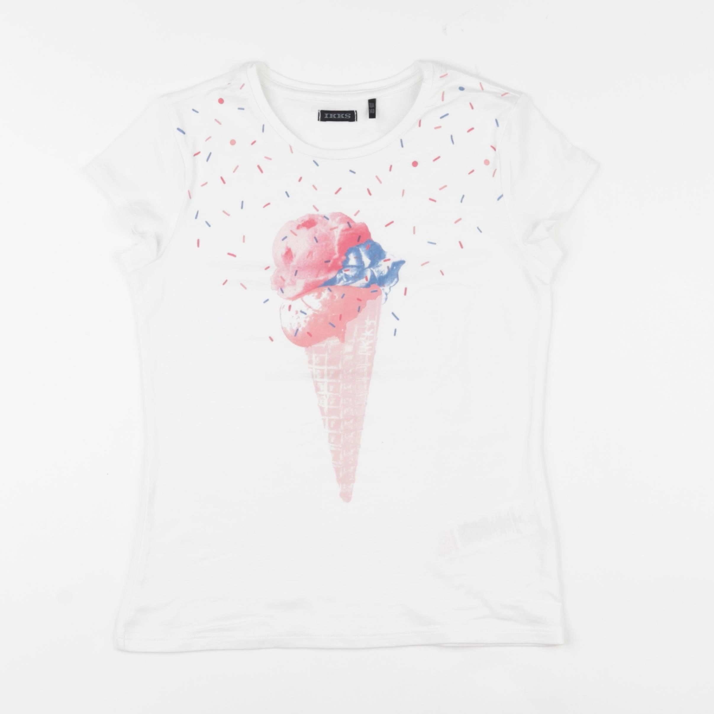 IKKS - tee-shirt multicolore - 10 ans