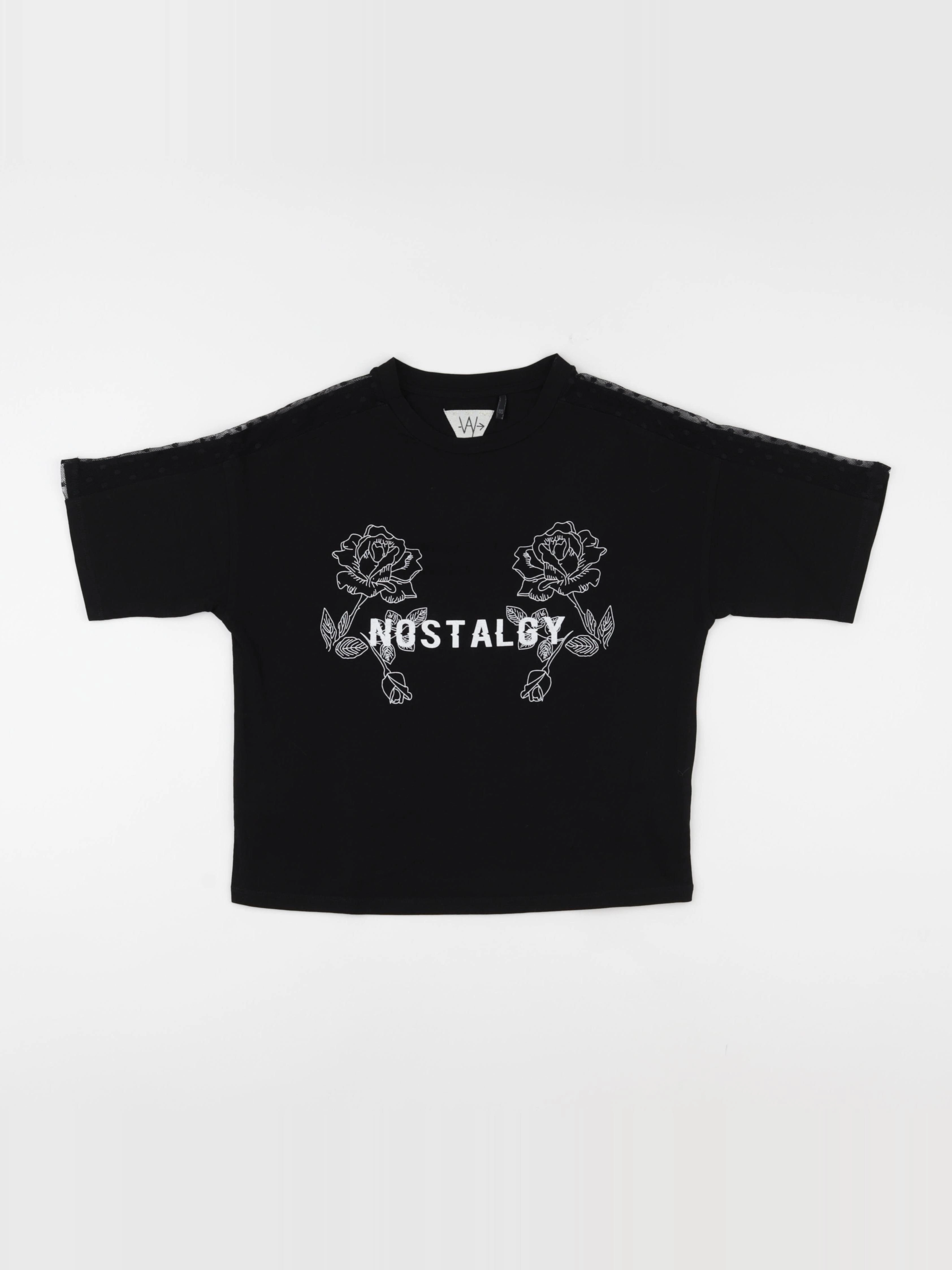 IKKS - tee-shirt noir - 10 ans