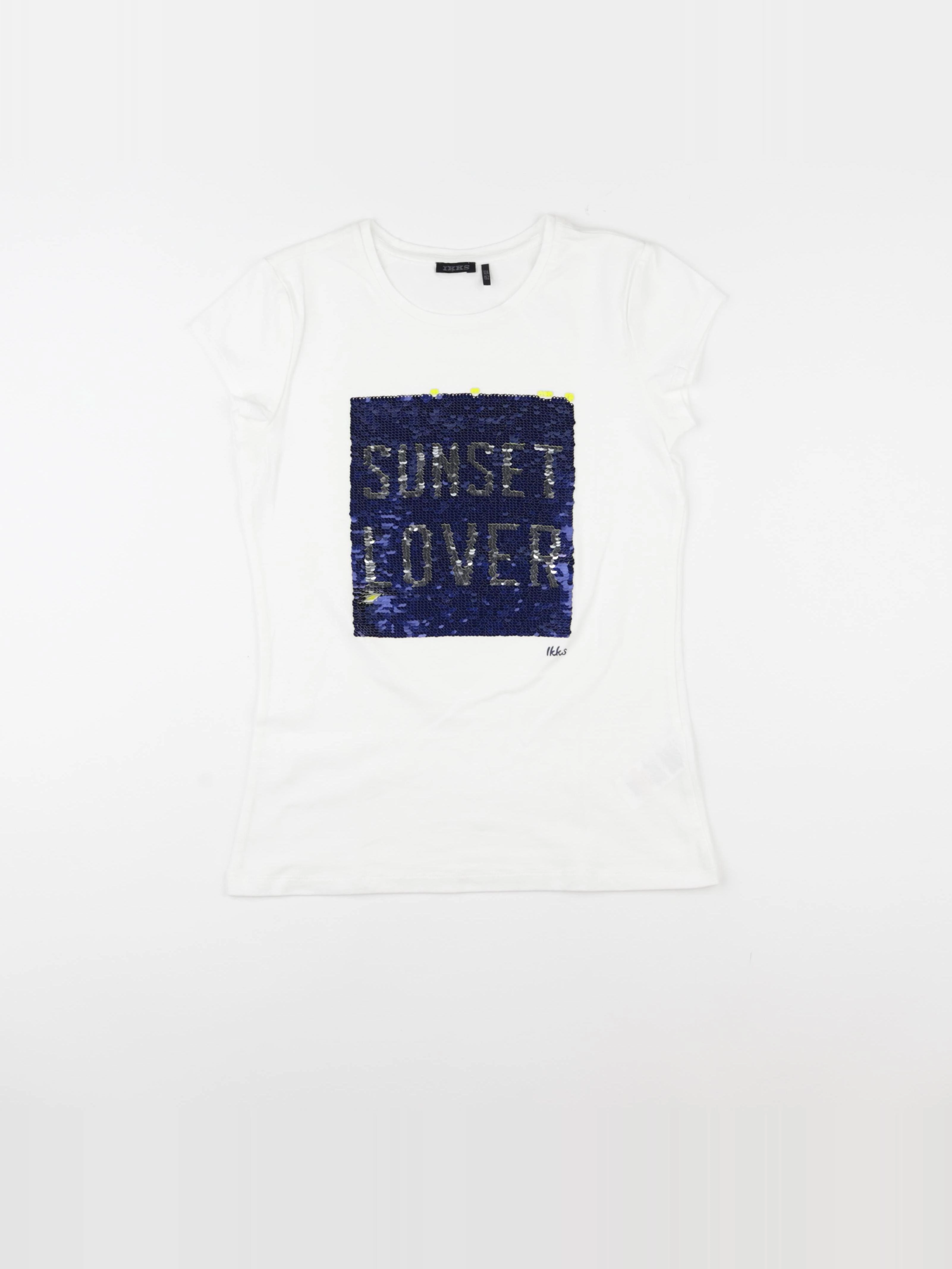 IKKS - tee-shirt blanc - 12 ans