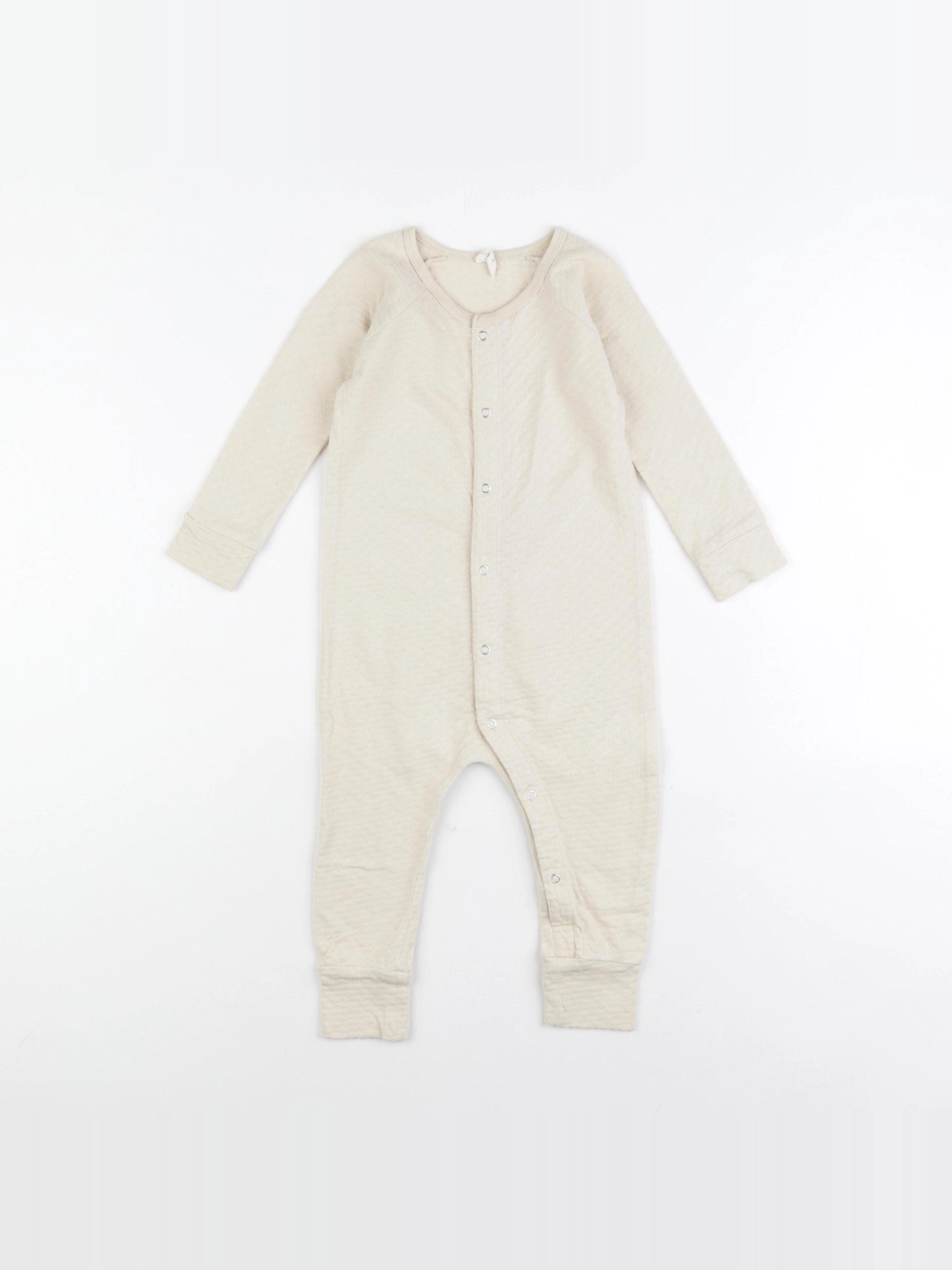 Quincy Mae - pyjama coton beige - 18/24 mois