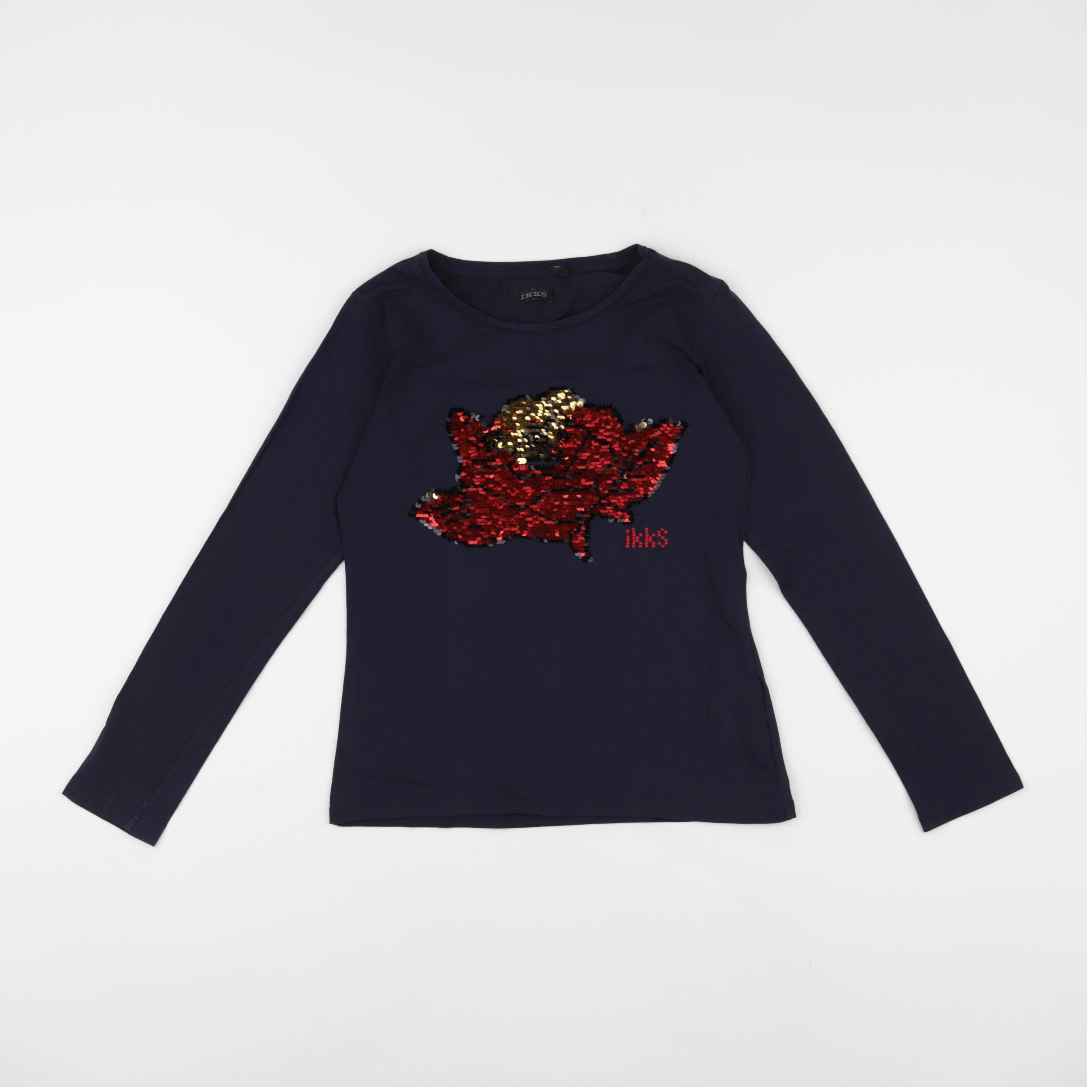 IKKS - tee-shirt bleu - 10 ans