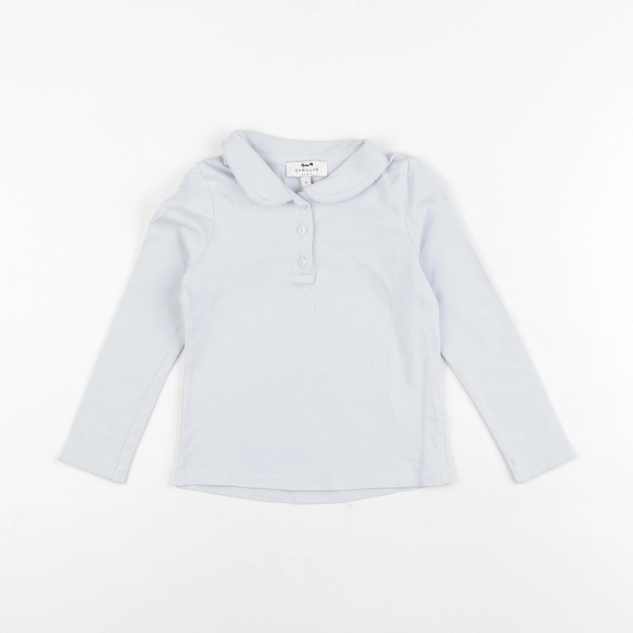 Cyrillus - polo bleu - 4 ans