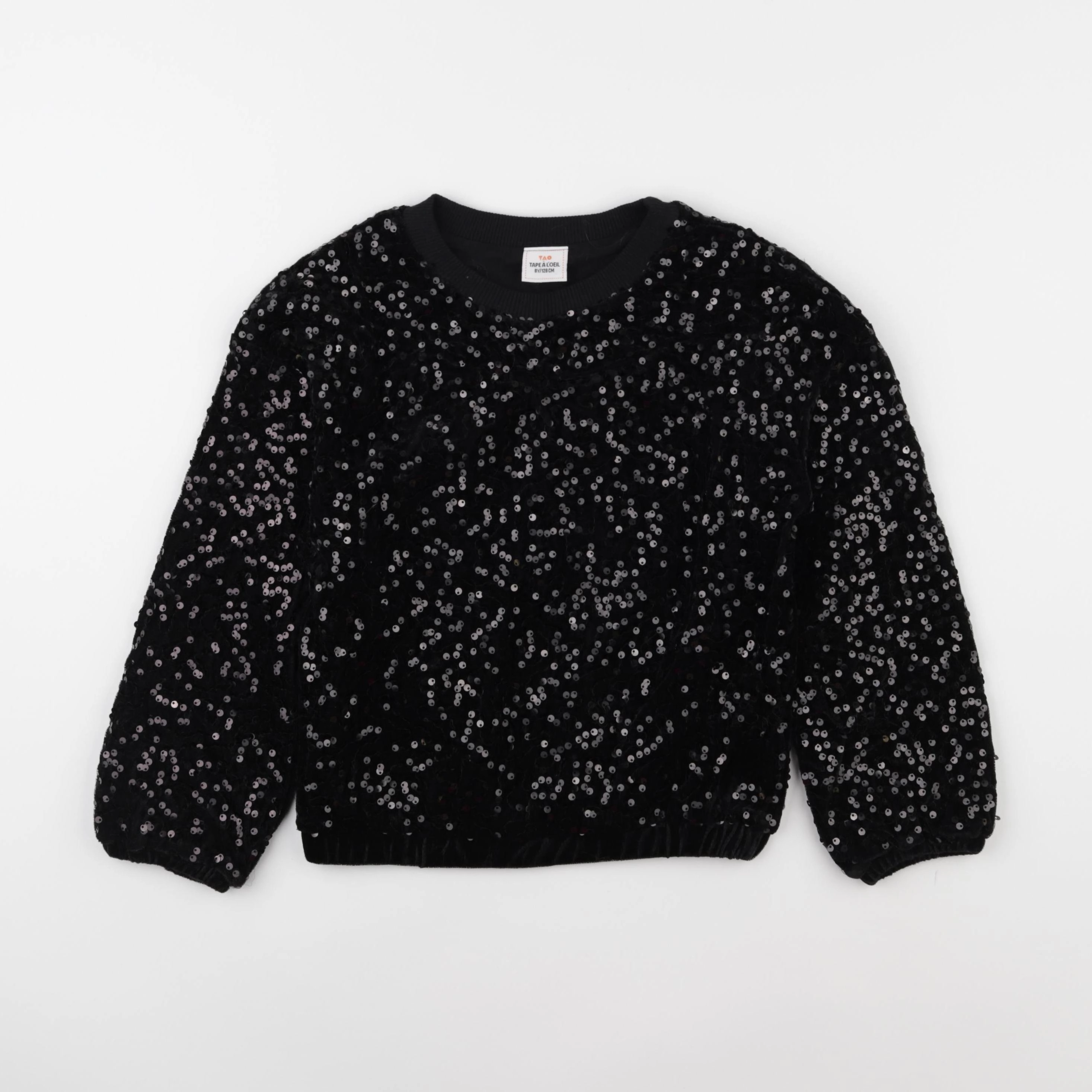 Tape à l'oeil - sweat noir - 8 ans