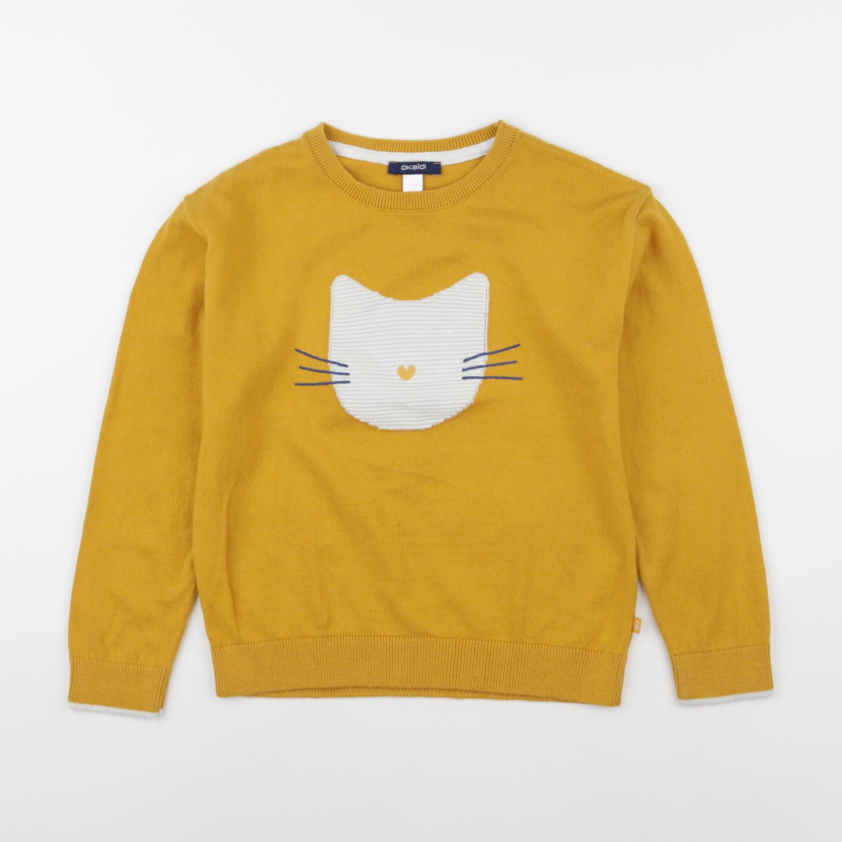Okaidi - pull jaune - 8 ans