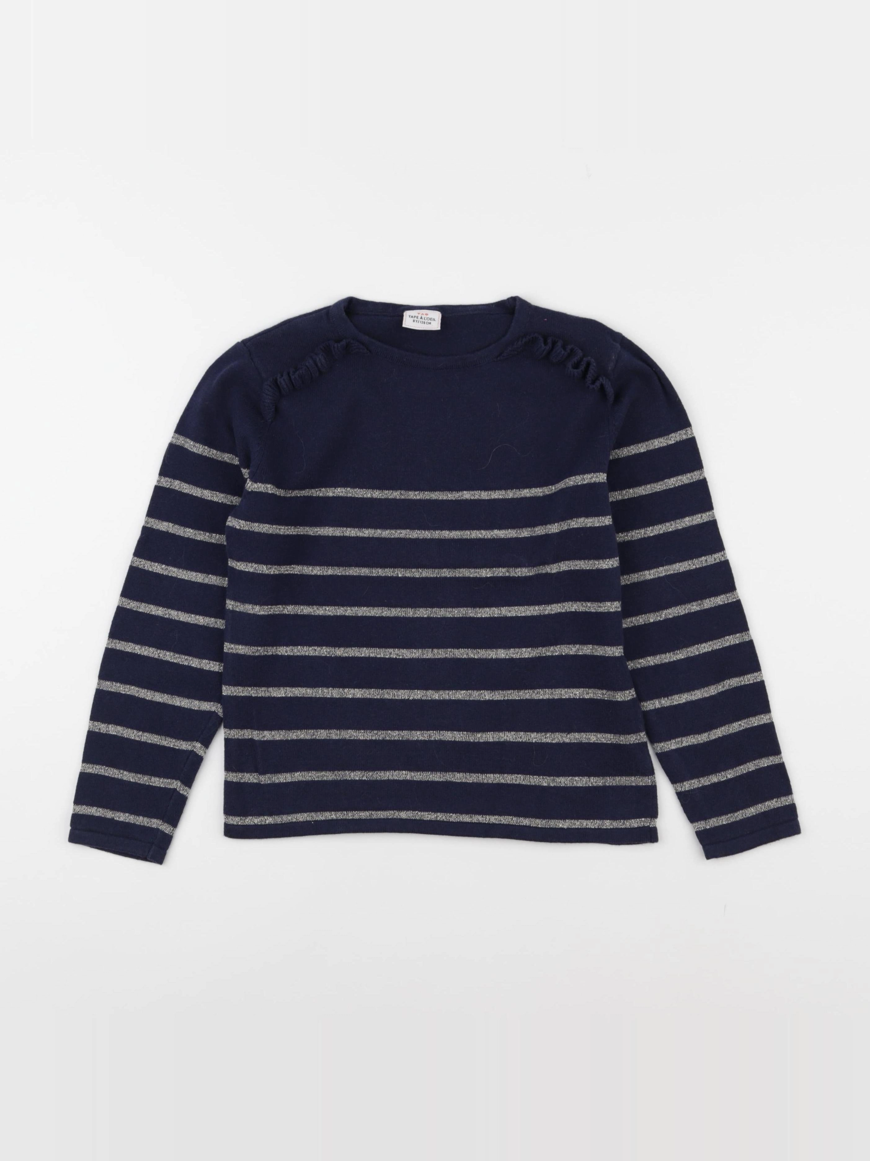 Tape à l'oeil - pull bleu - 8 ans