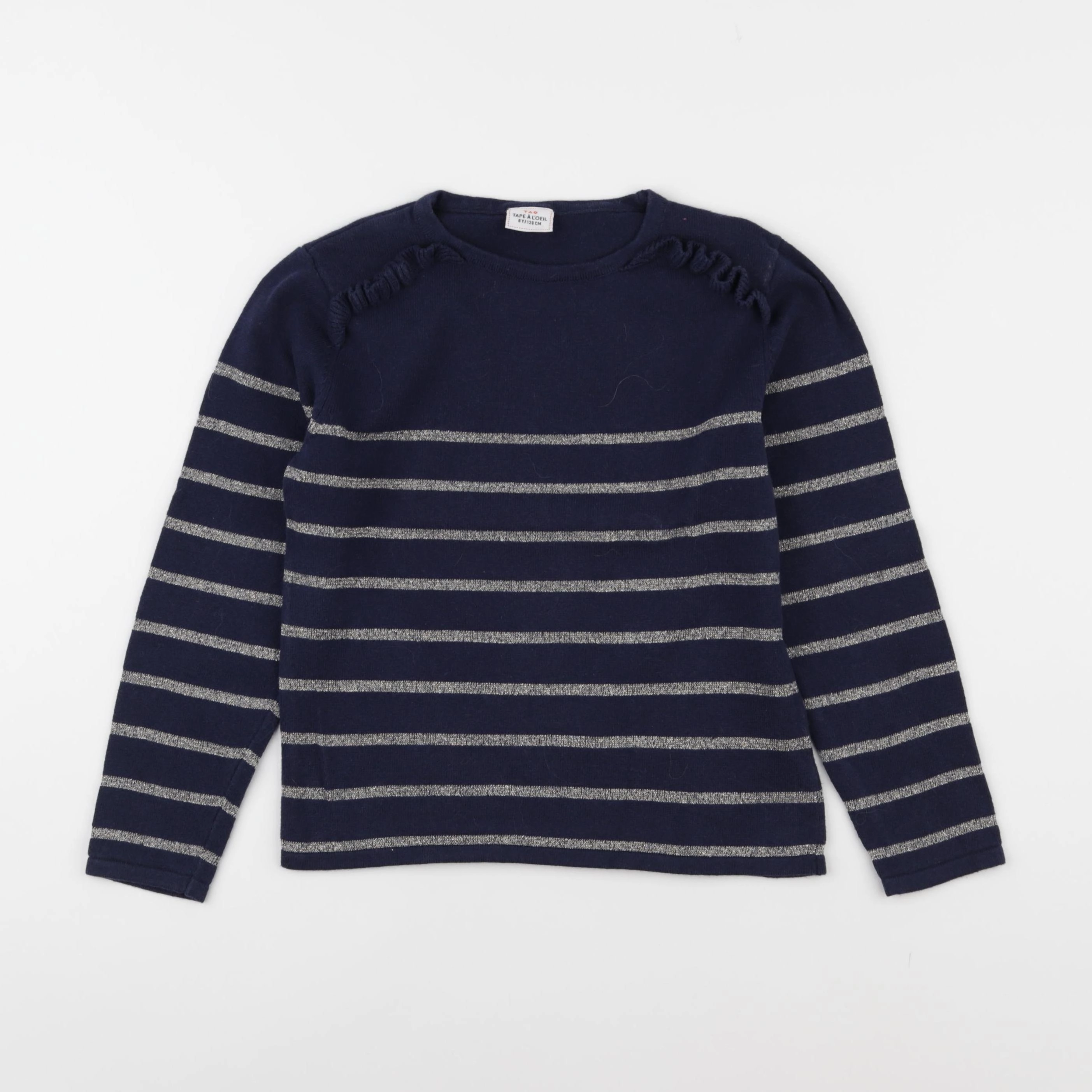 Tape à l'oeil - pull bleu - 8 ans