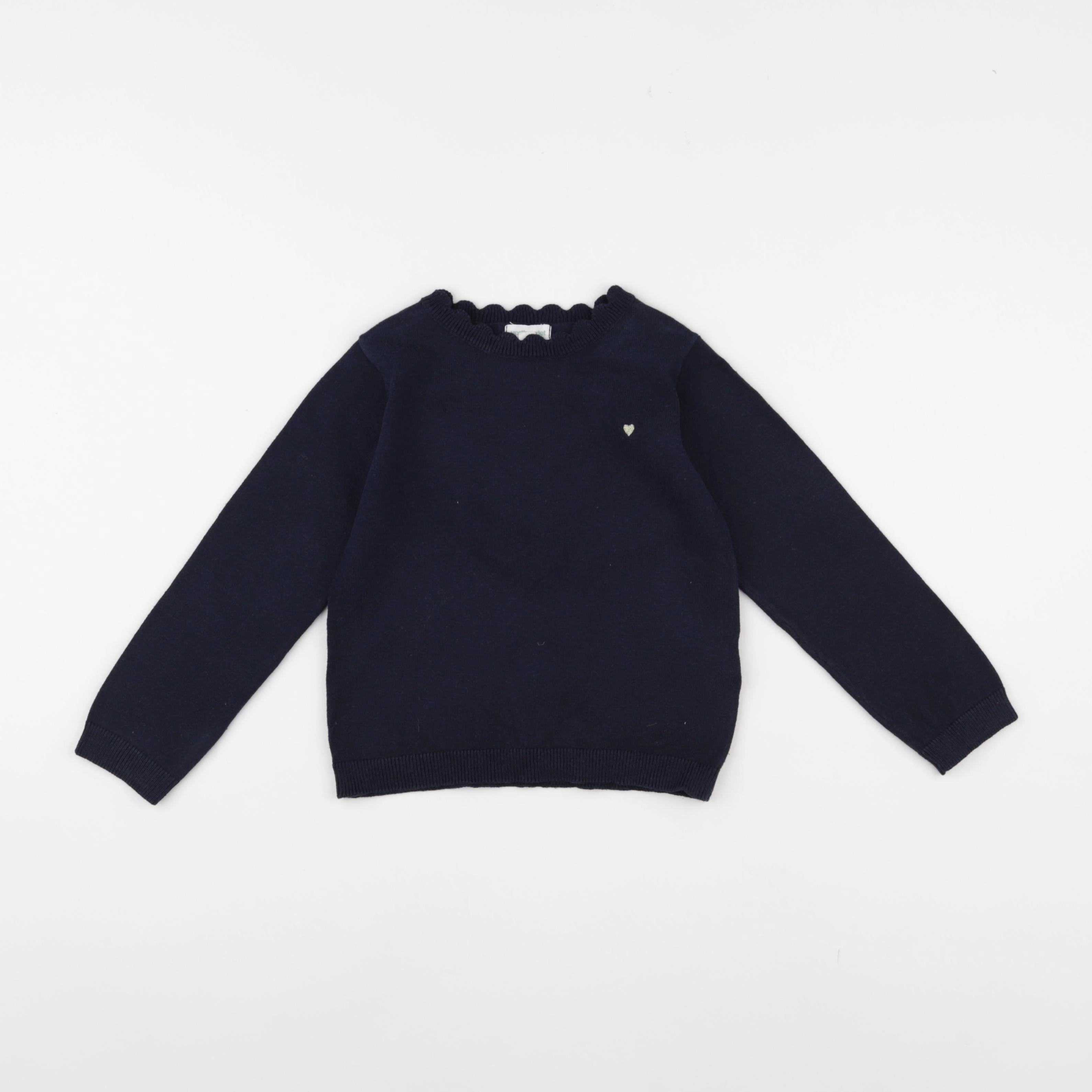 Vertbaudet - pull bleu - 4 ans