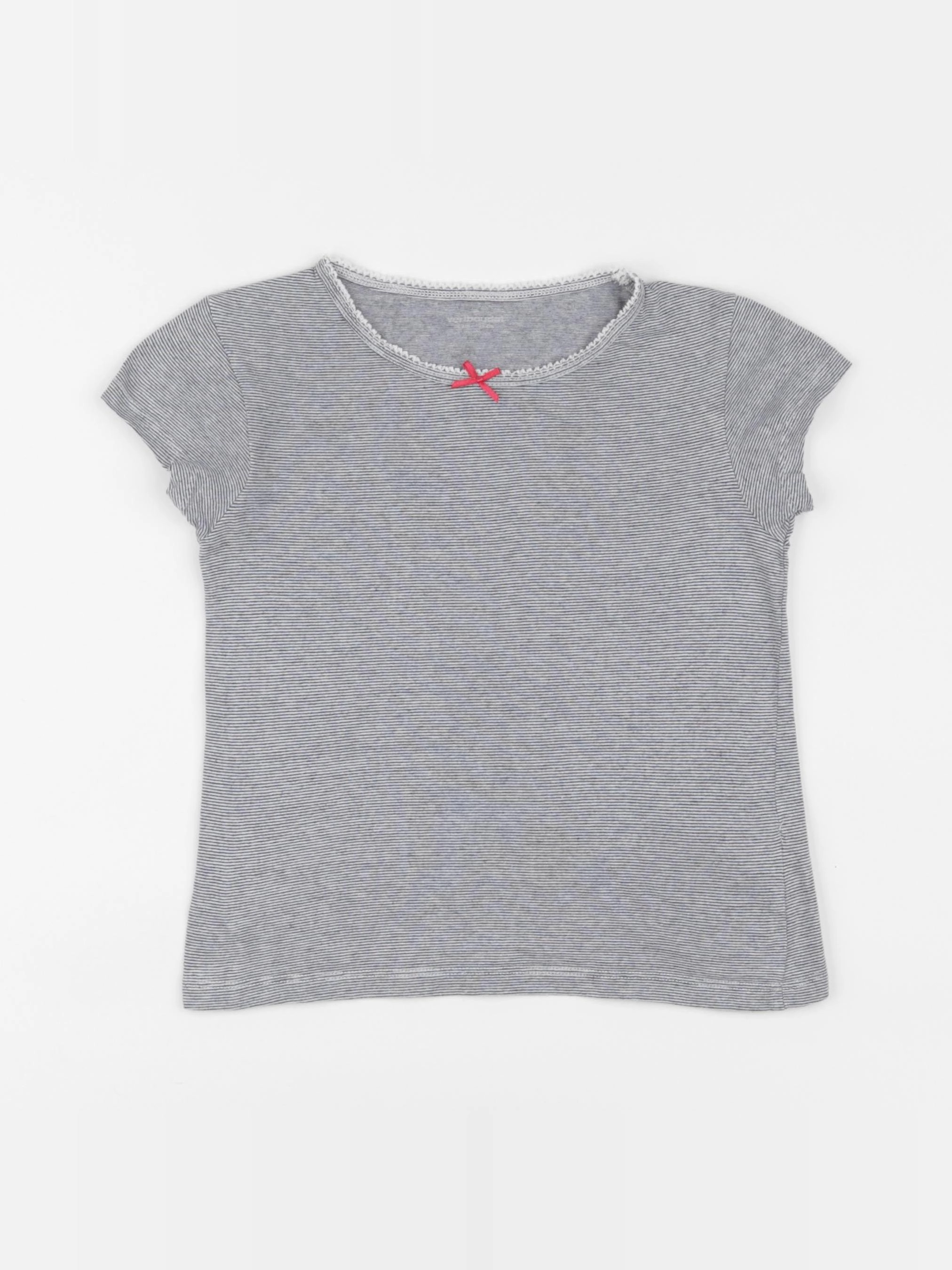 Vertbaudet - maillot de corps blanc, bleu - 8 ans