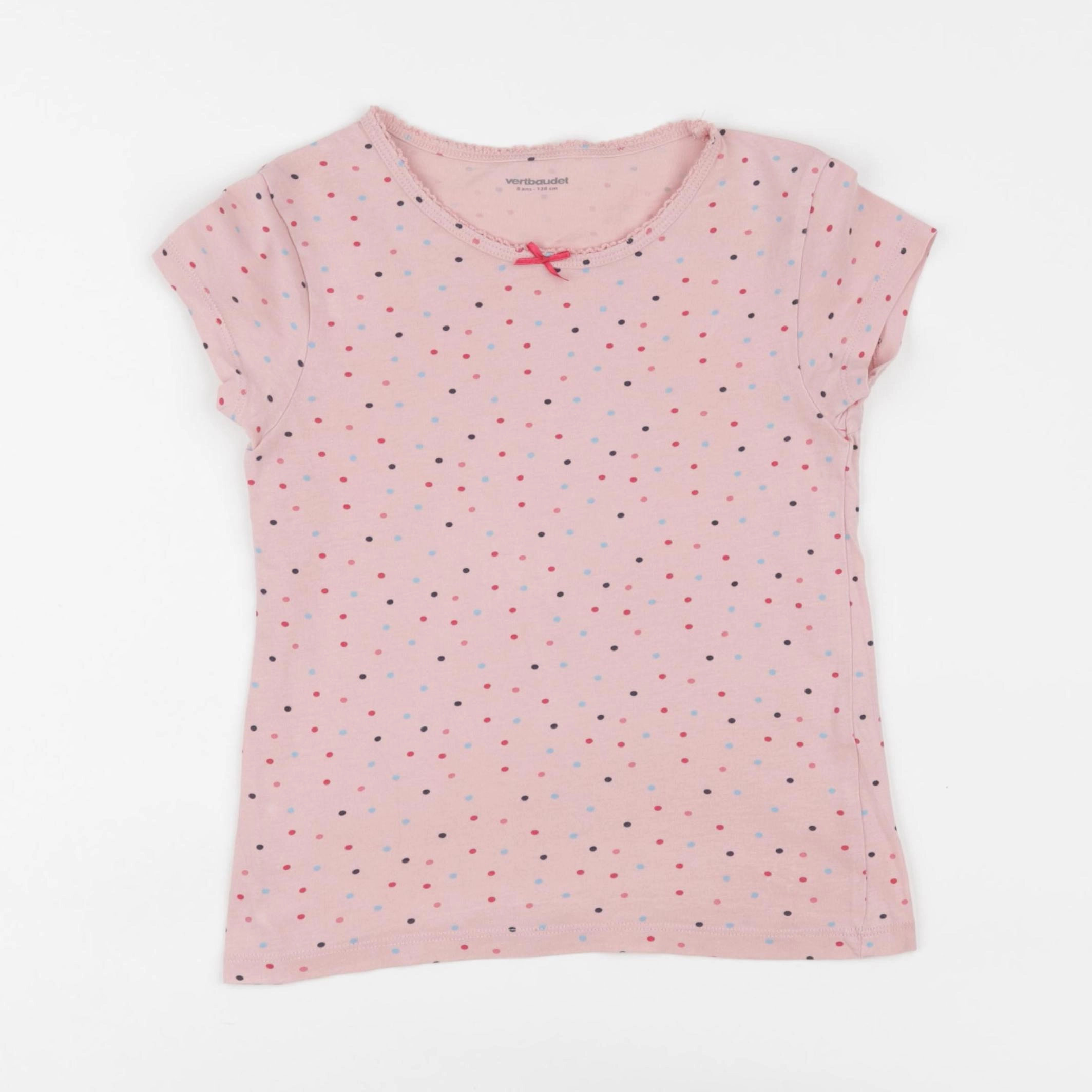 Vertbaudet - maillot de corps multicolore - 8 ans