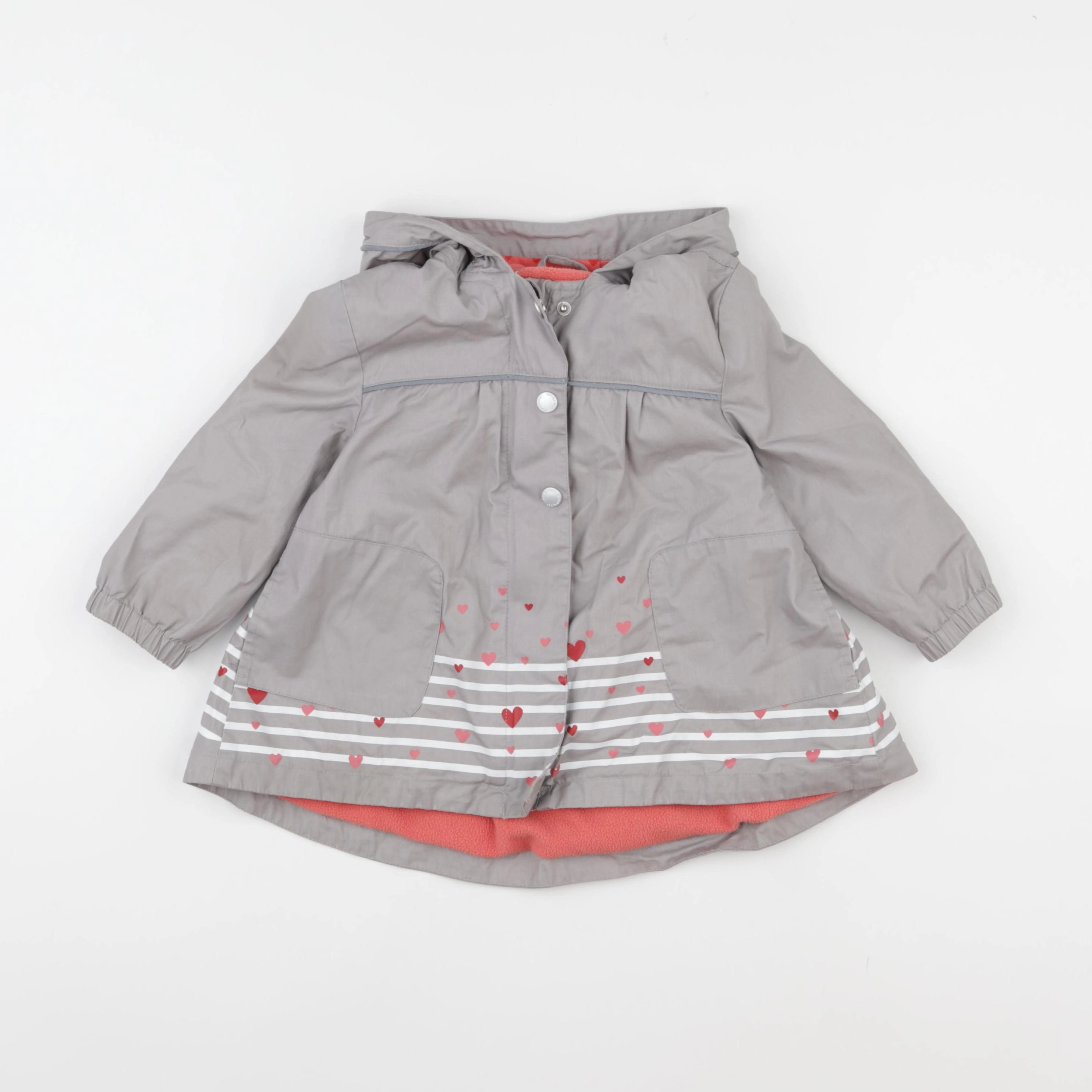 Vertbaudet - imperméable gris - 3 ans