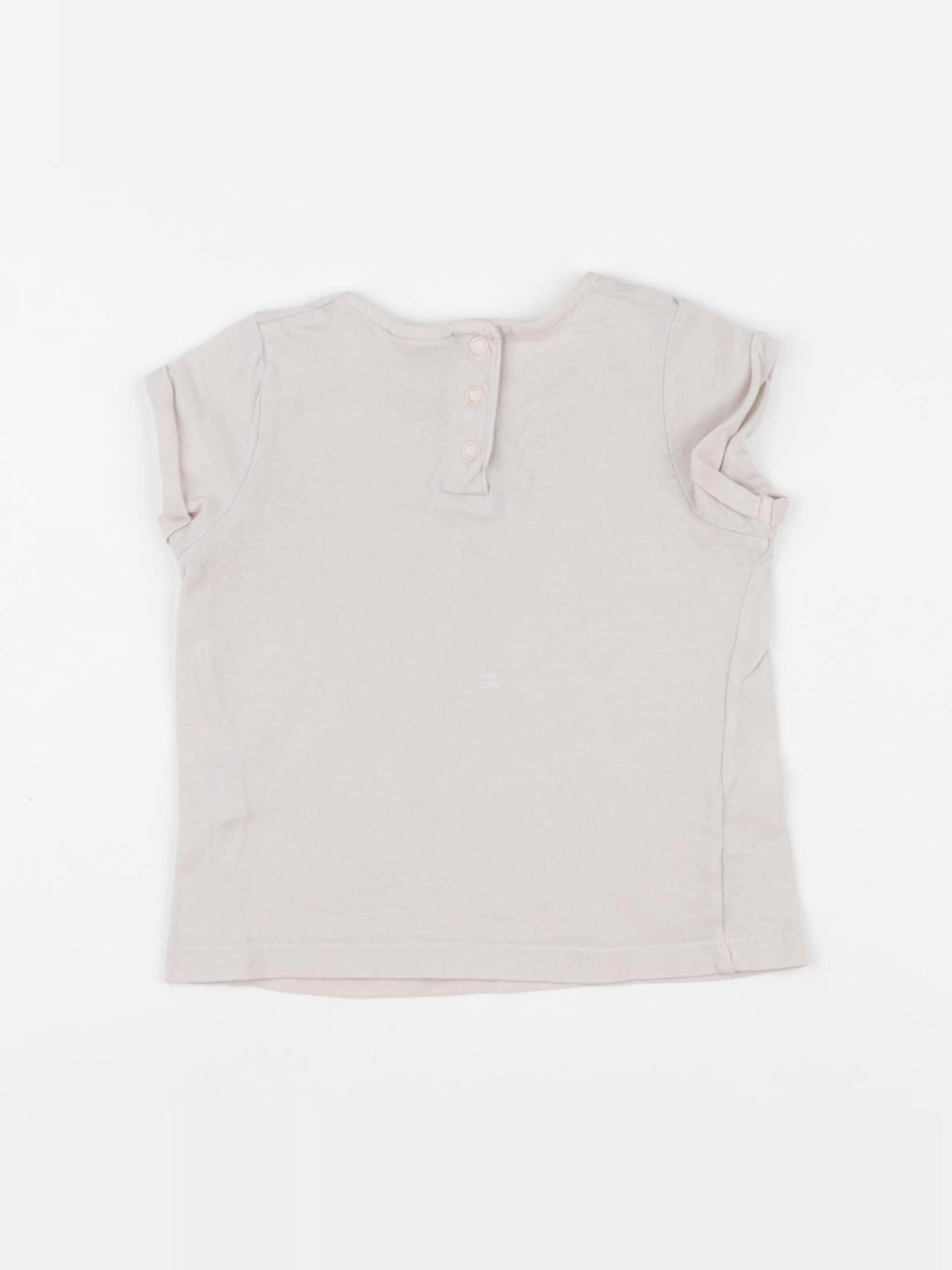 Tape à l'oeil - tee-shirt rose - 12 mois