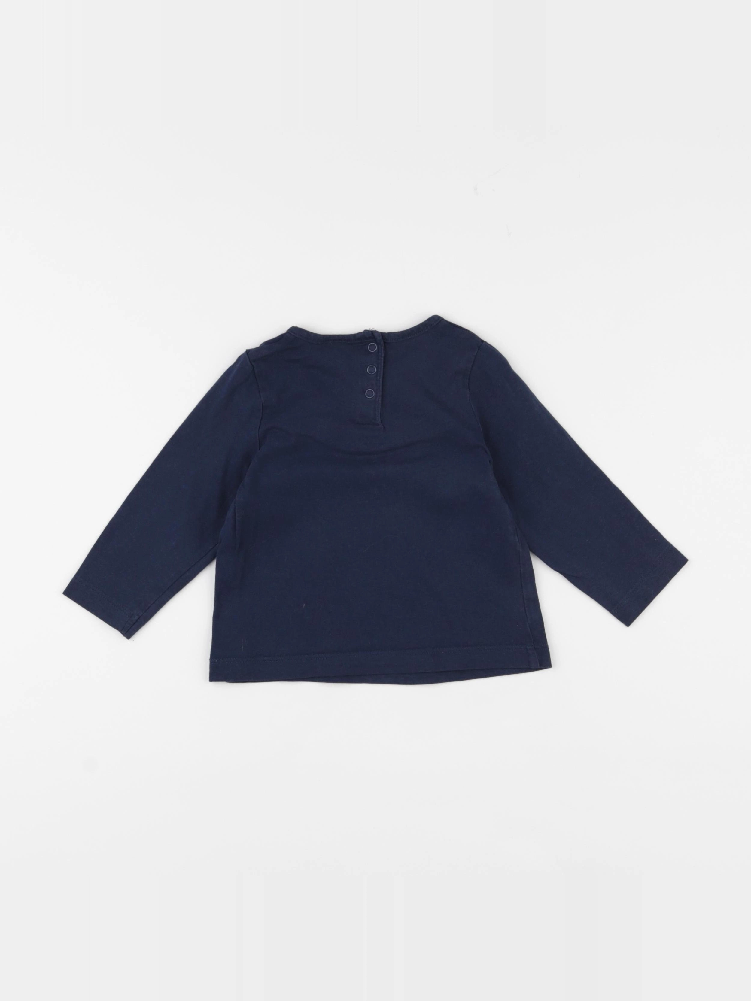 Tape à l'oeil - tee-shirt bleu - 12 mois
