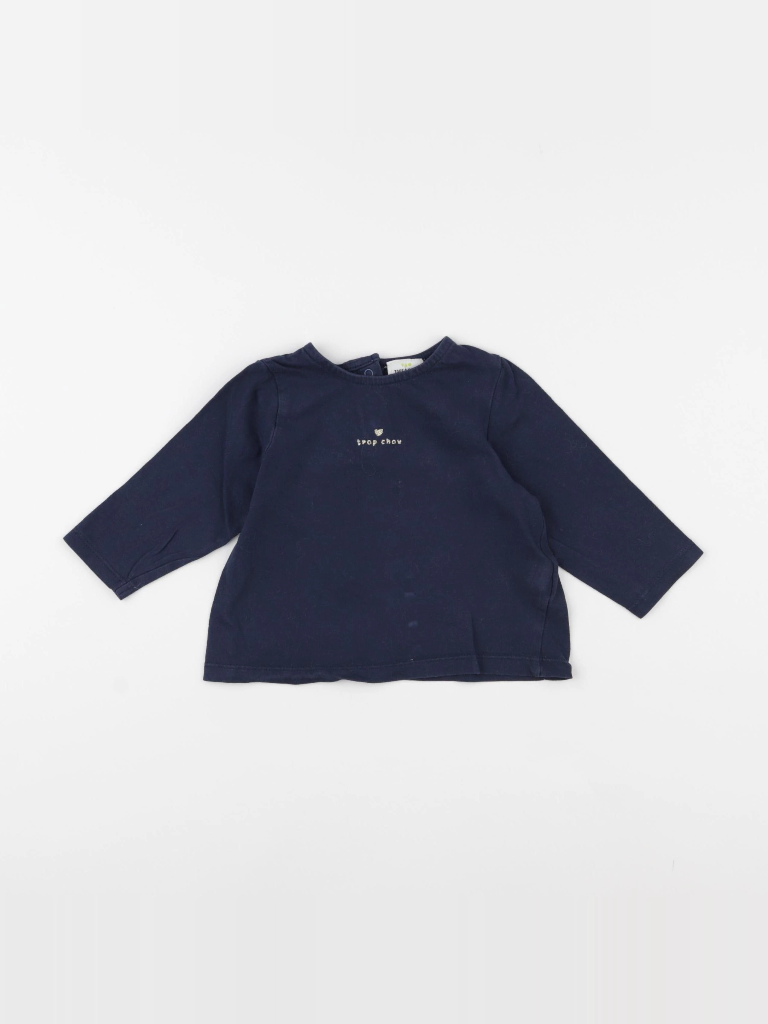 Tape à l'oeil - tee-shirt bleu - 9 mois