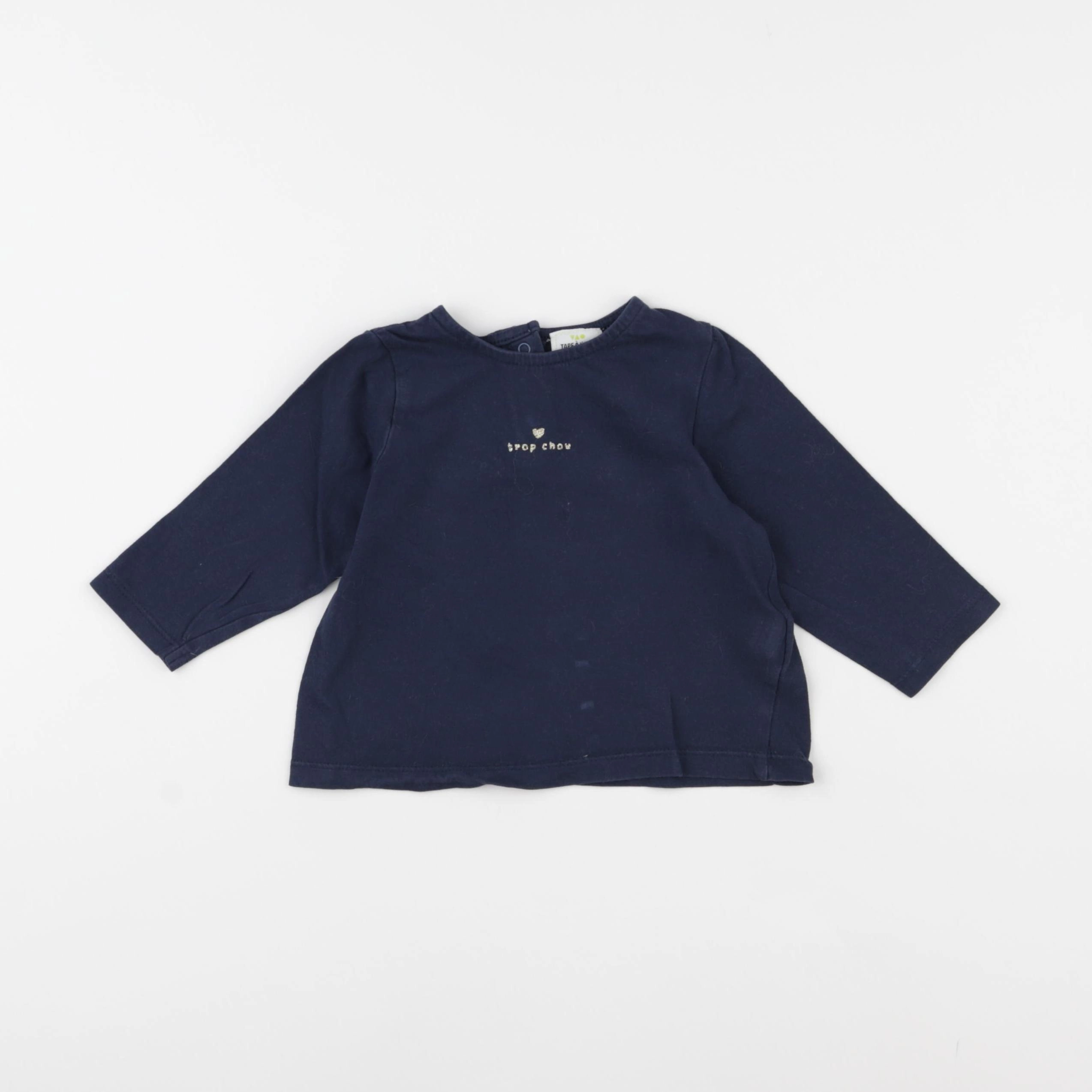 Tape à l'oeil - tee-shirt bleu - 9 mois