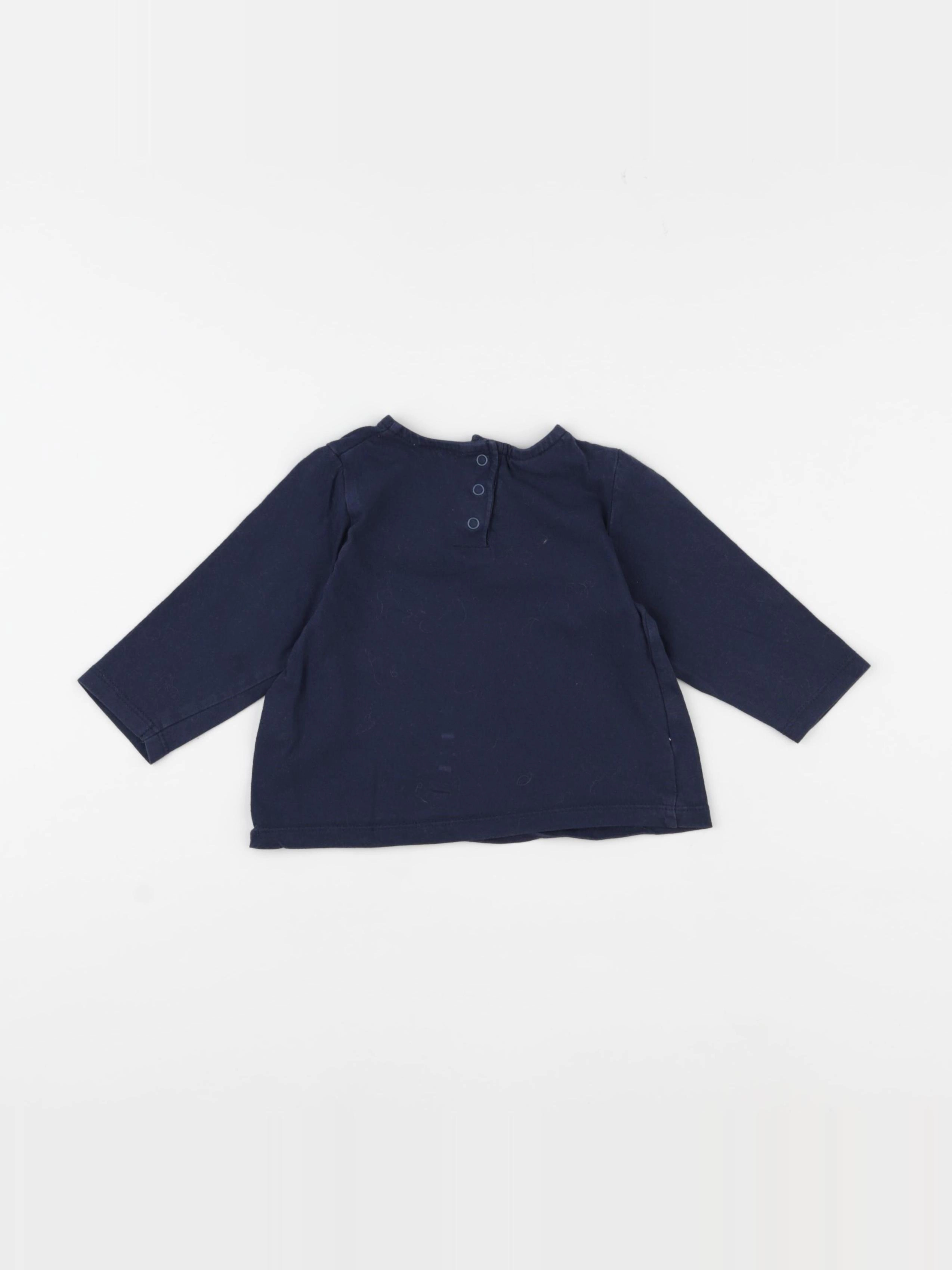 Tape à l'oeil - tee-shirt bleu - 9 mois
