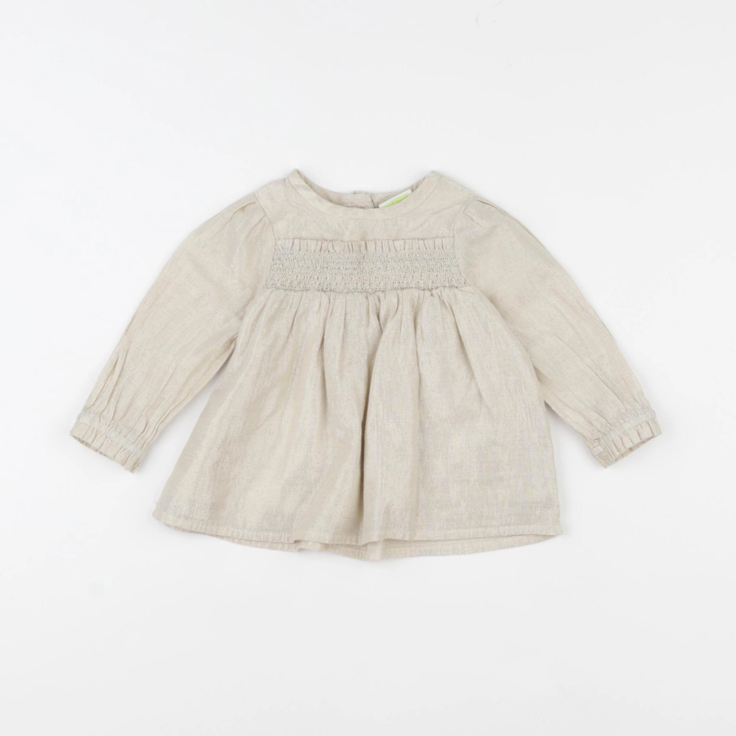 Tape à l'oeil - blouse or - 9 mois