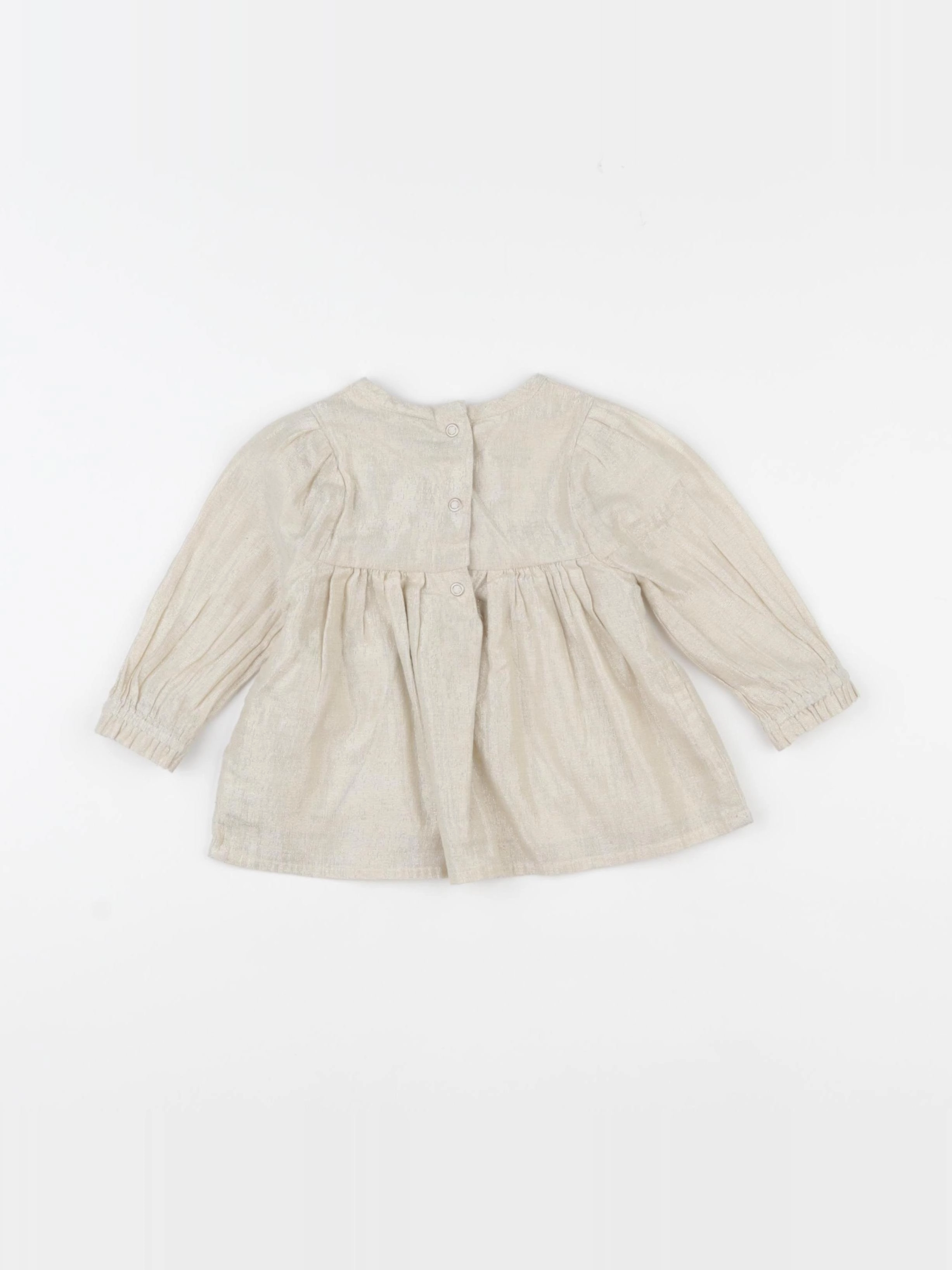 Tape à l'oeil - blouse or - 9 mois