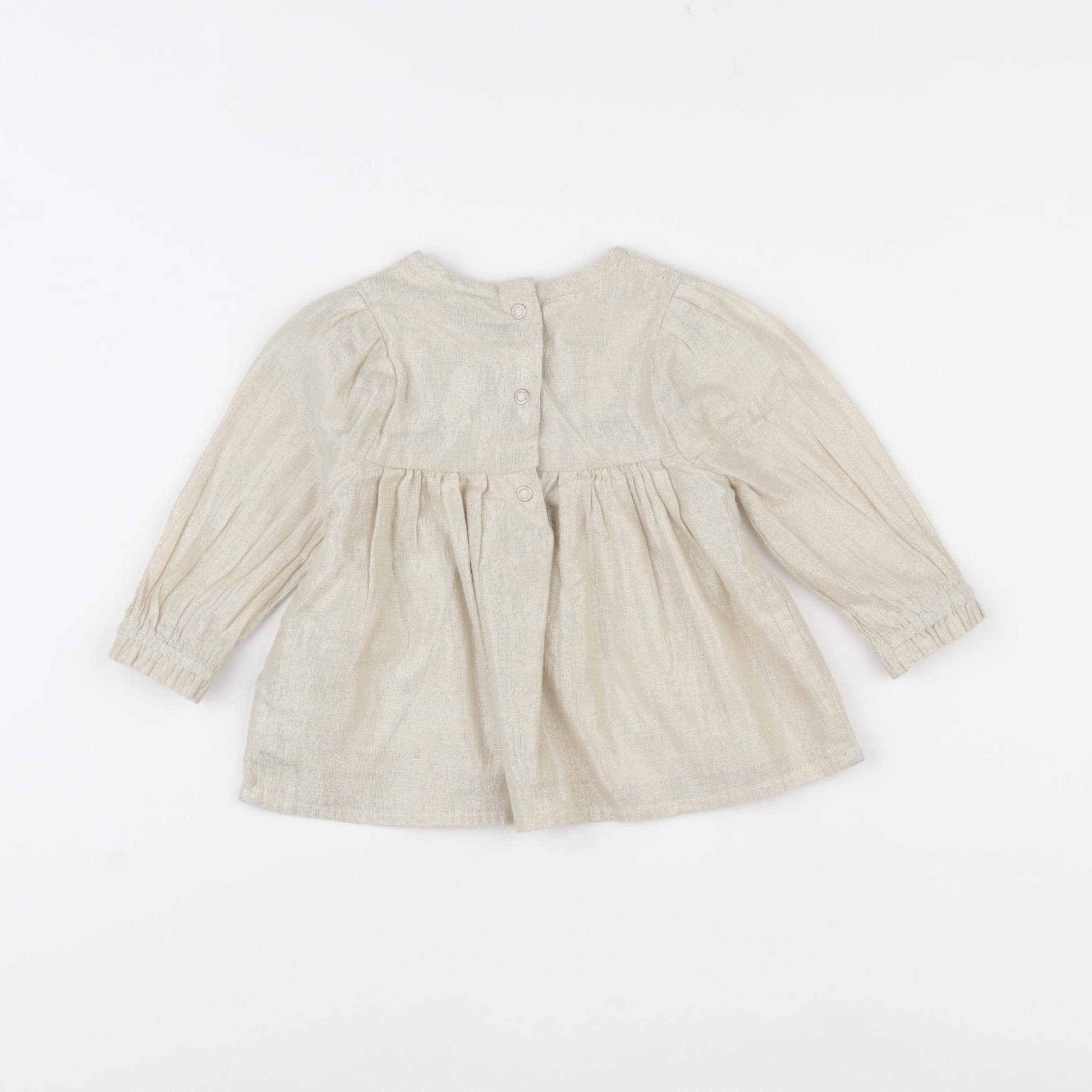 Tape à l'oeil - blouse or - 9 mois