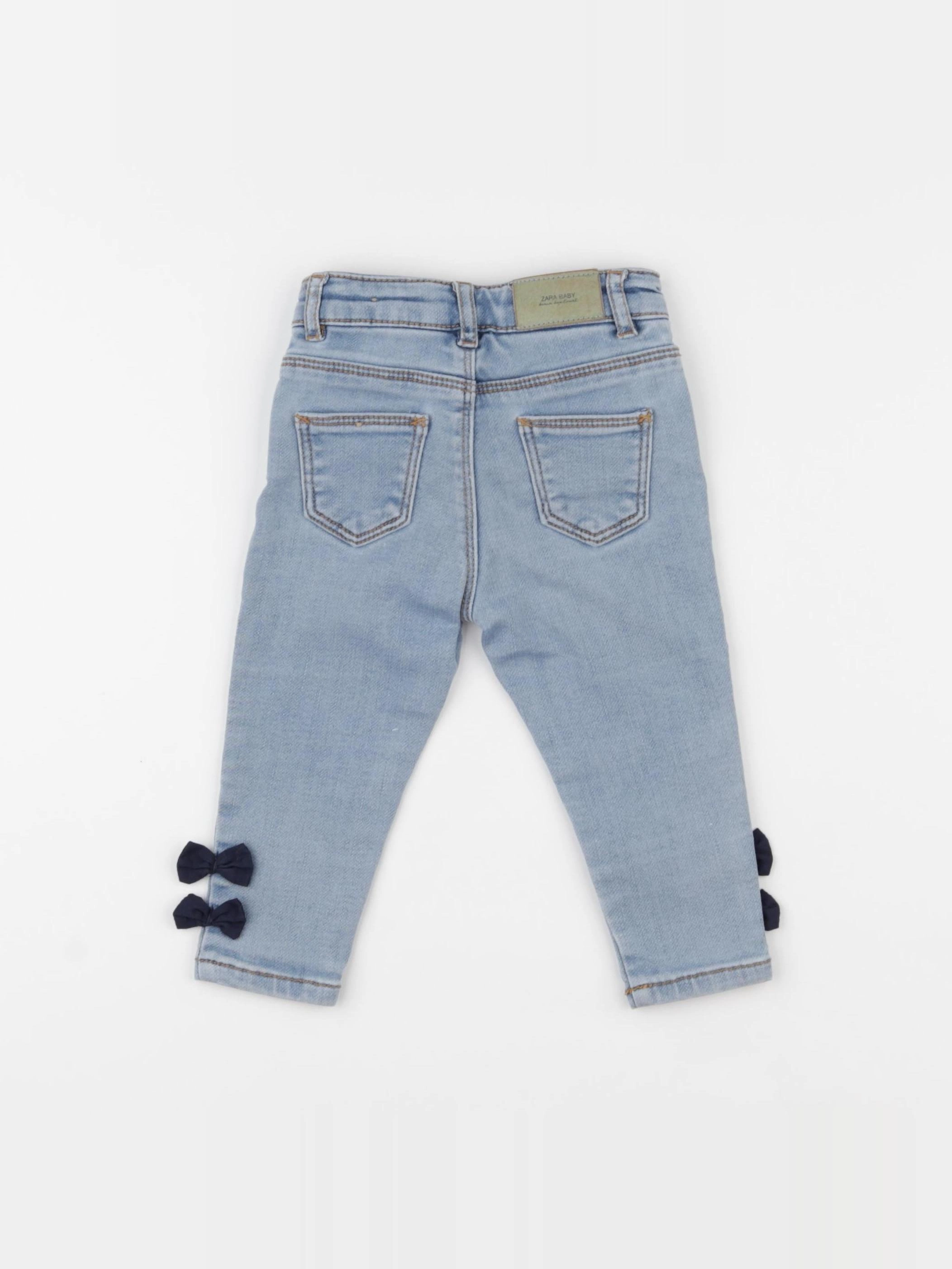 Zara - jean bleu - 9/12 mois