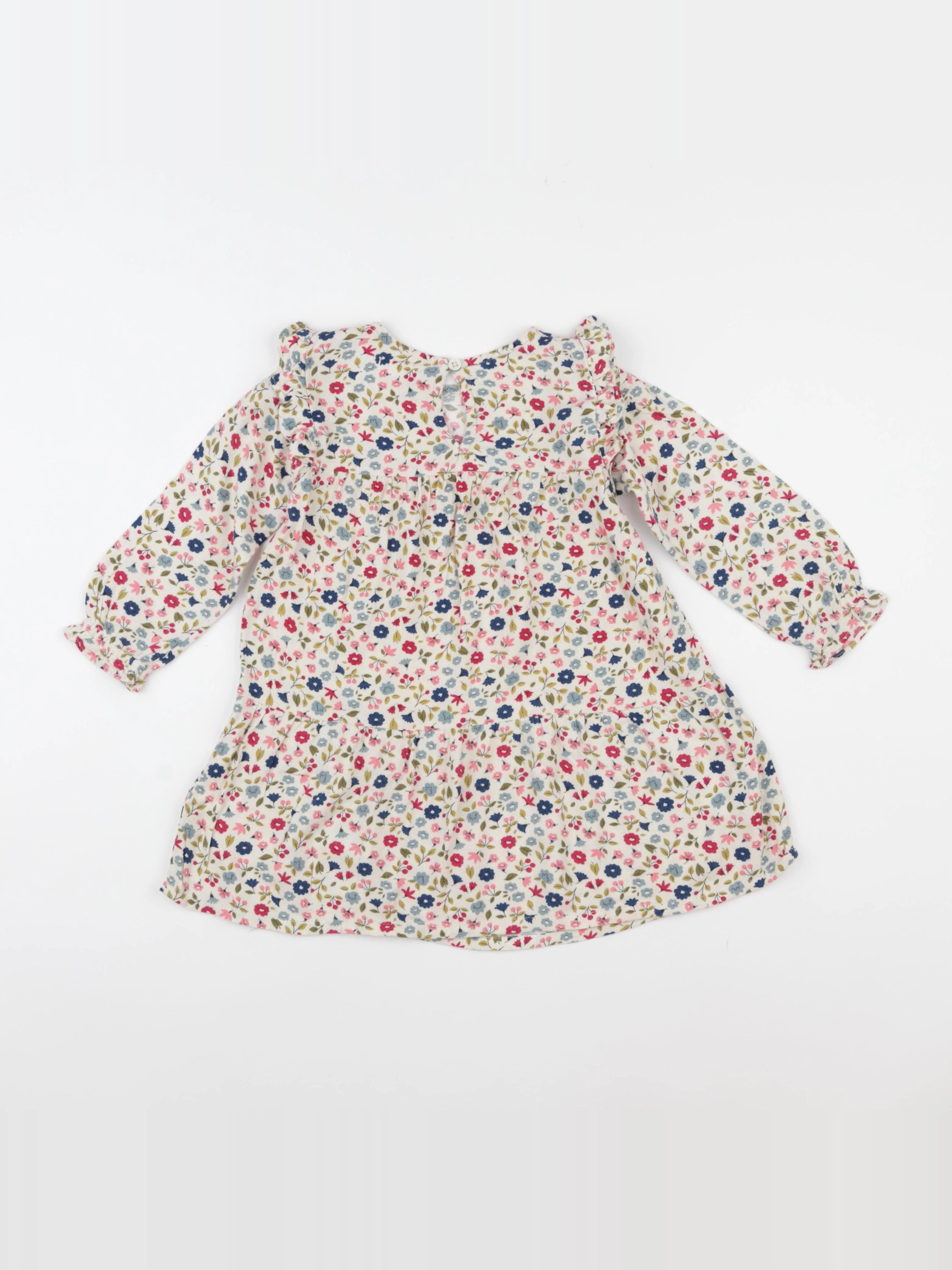 Vertbaudet - robe multicolore - 3 ans
