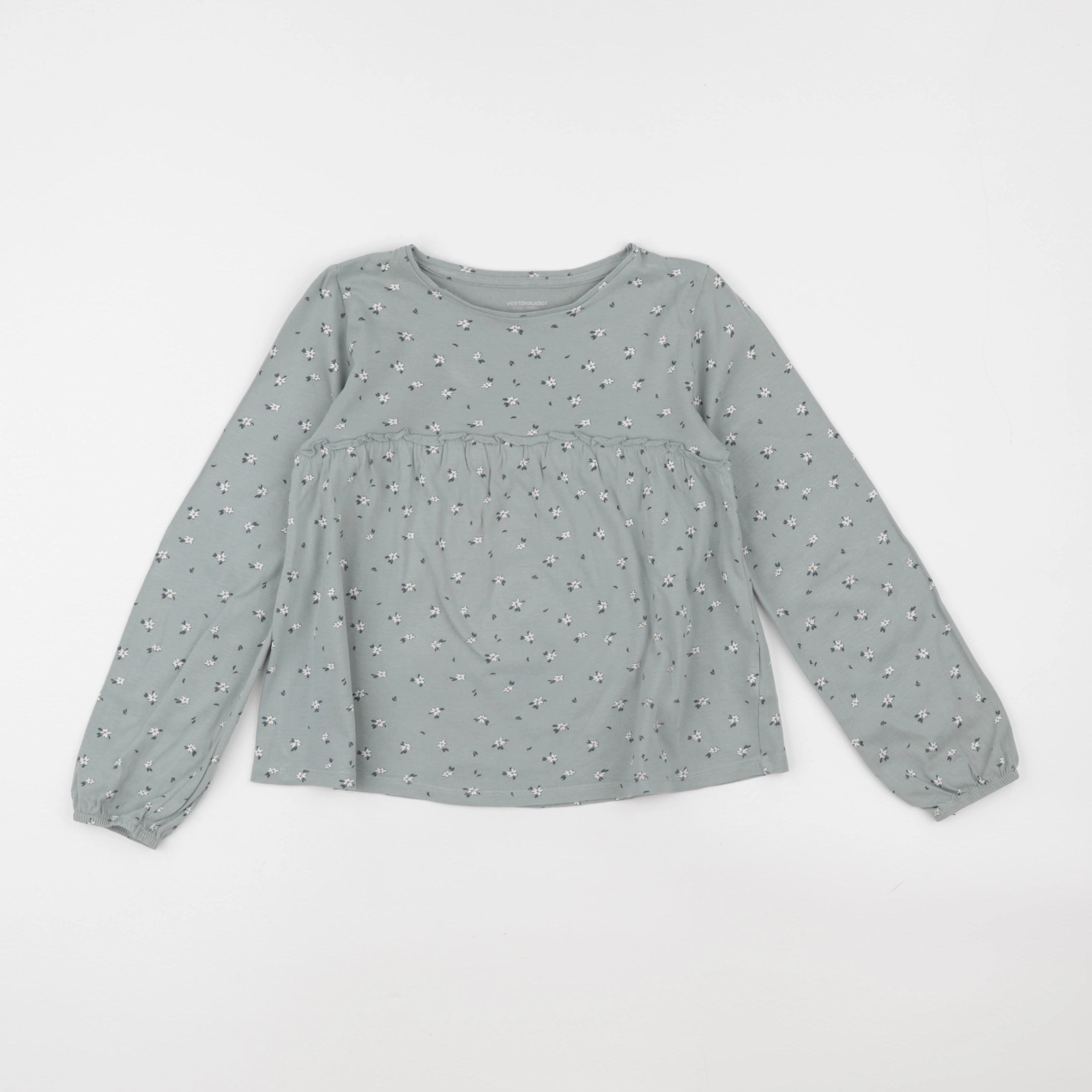 Vertbaudet - tee-shirt vert - 8 ans