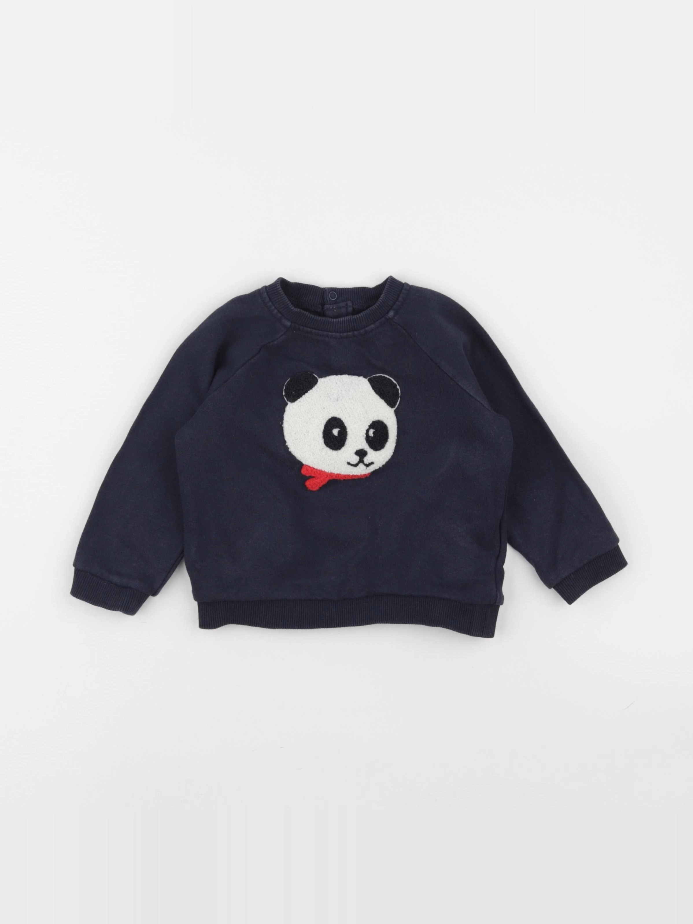 Boutchou - sweat bleu - 18 mois