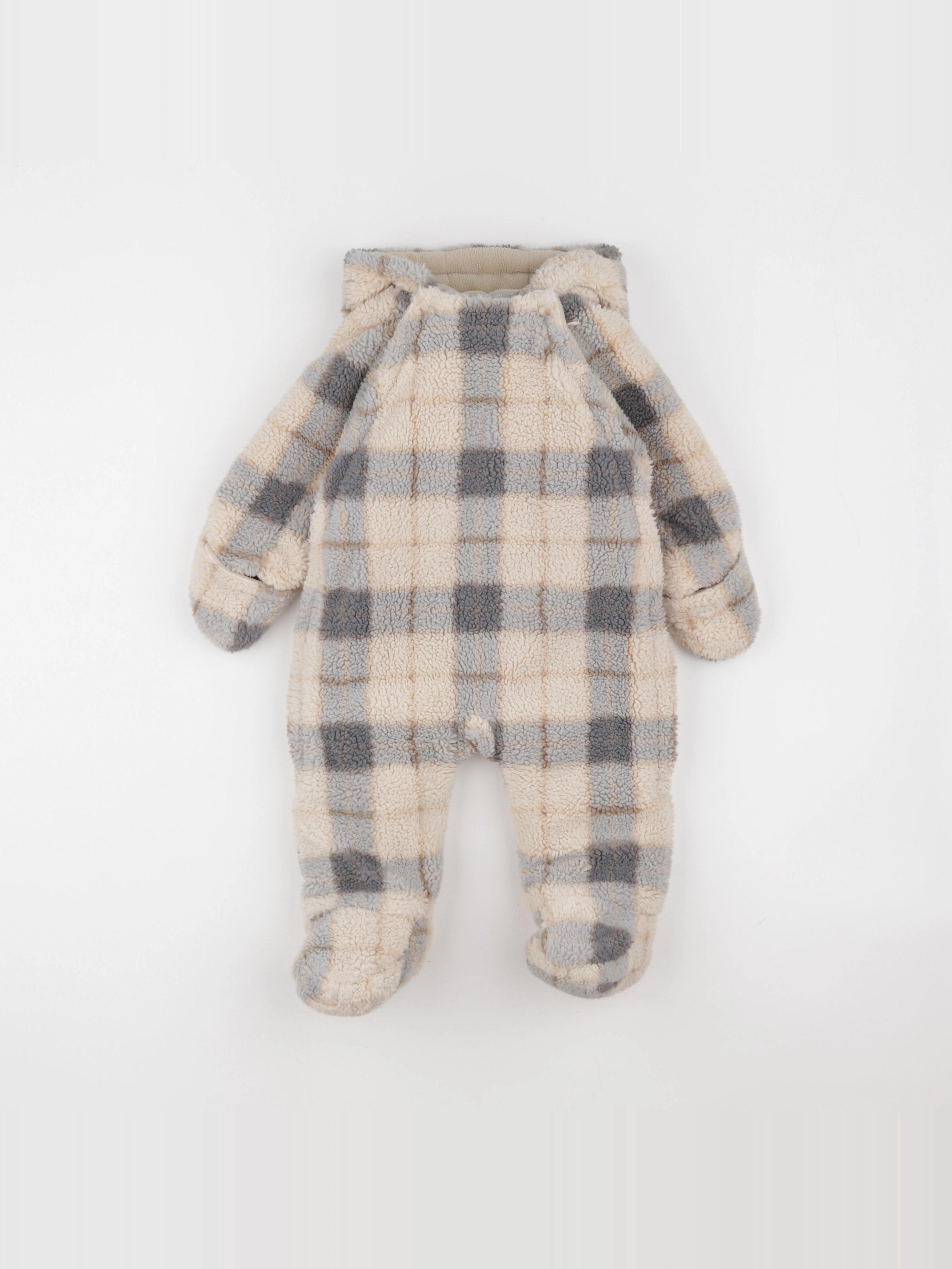 Boutchou - combi-pilote beige, gris - 9 mois