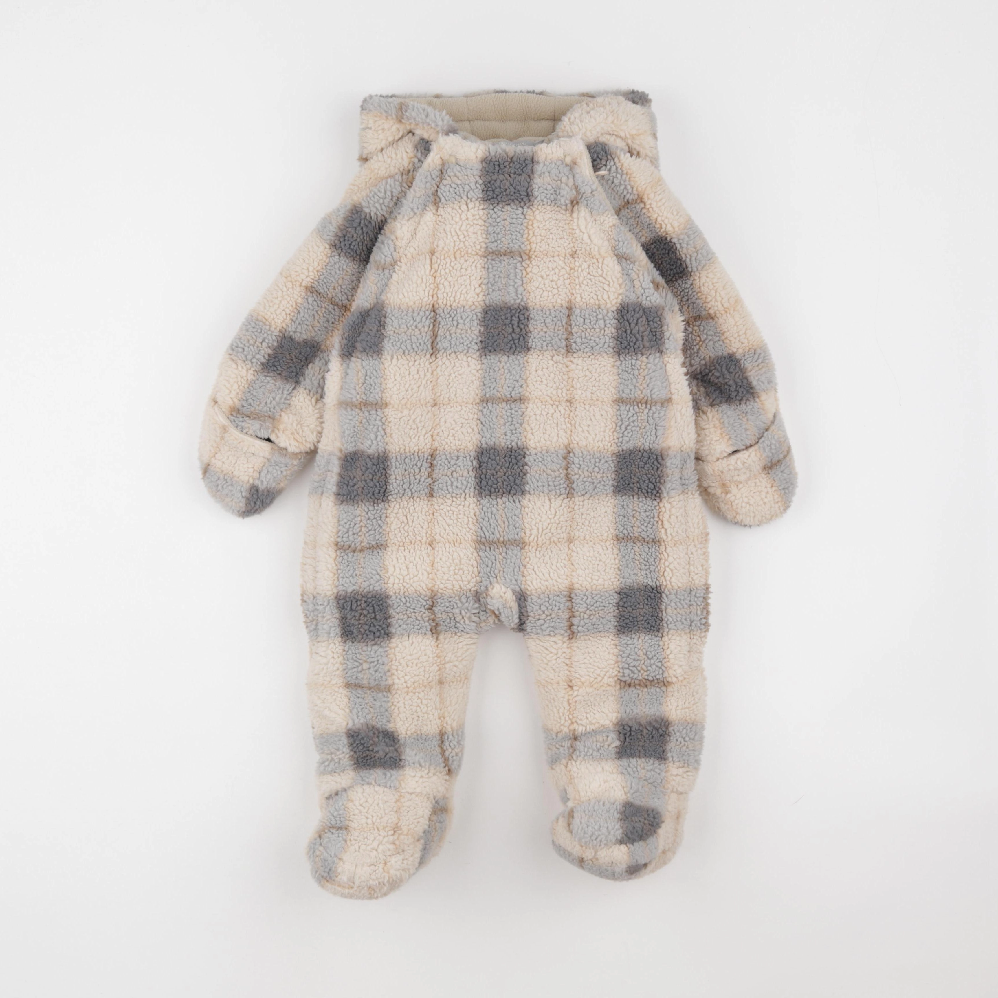 Boutchou - combi-pilote beige, gris - 9 mois