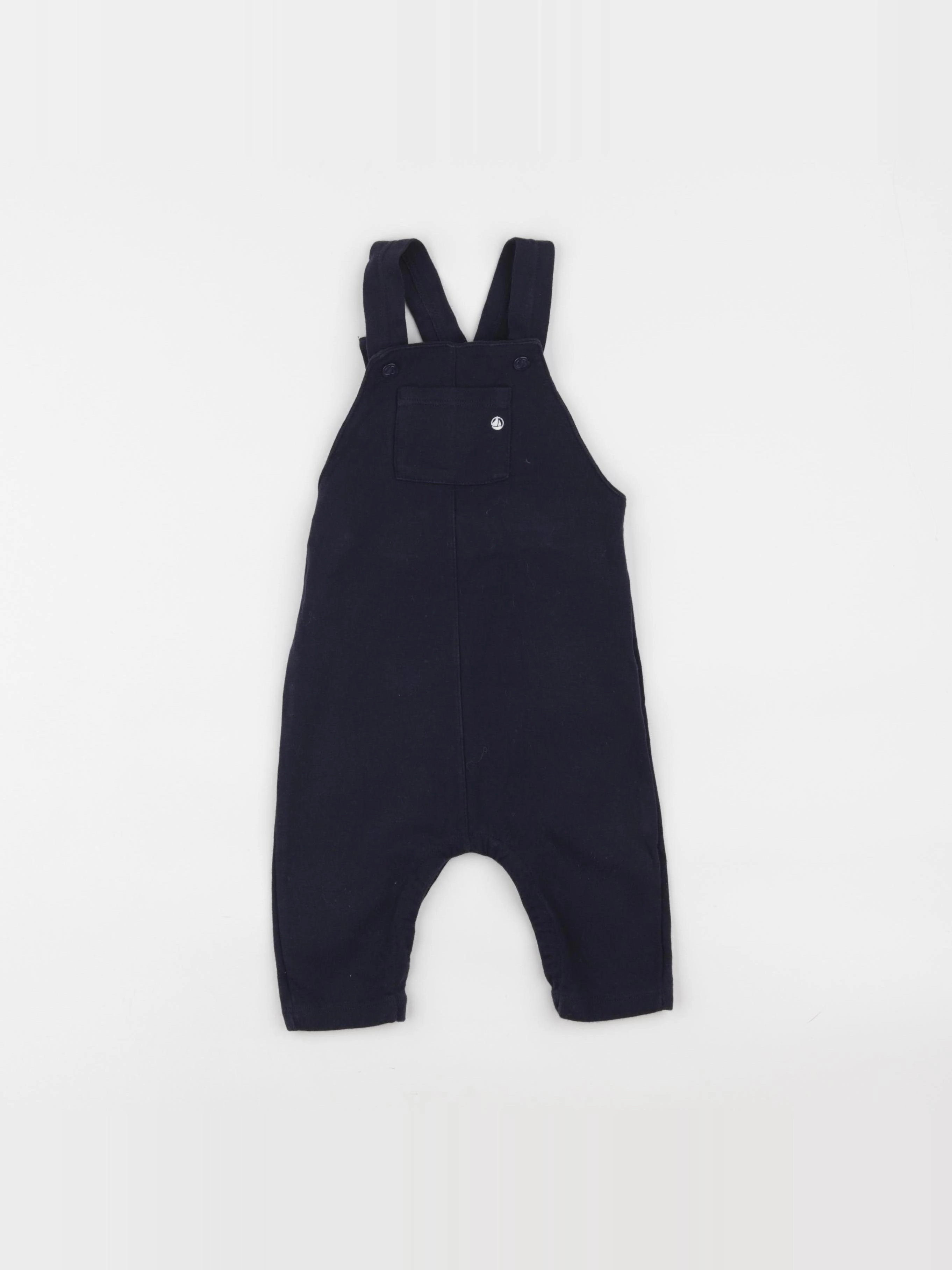 Petit Bateau - salopette bleu - 12 mois