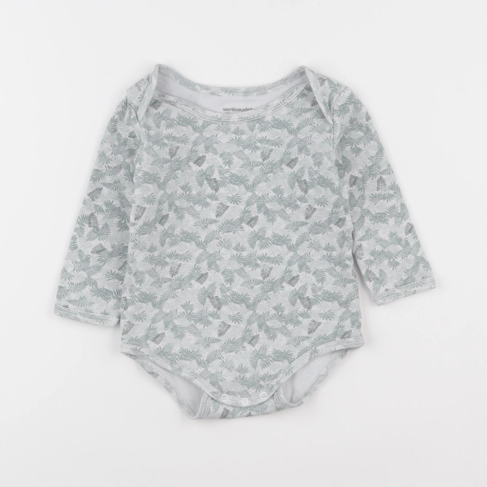 Vertbaudet - body vert - 18 mois