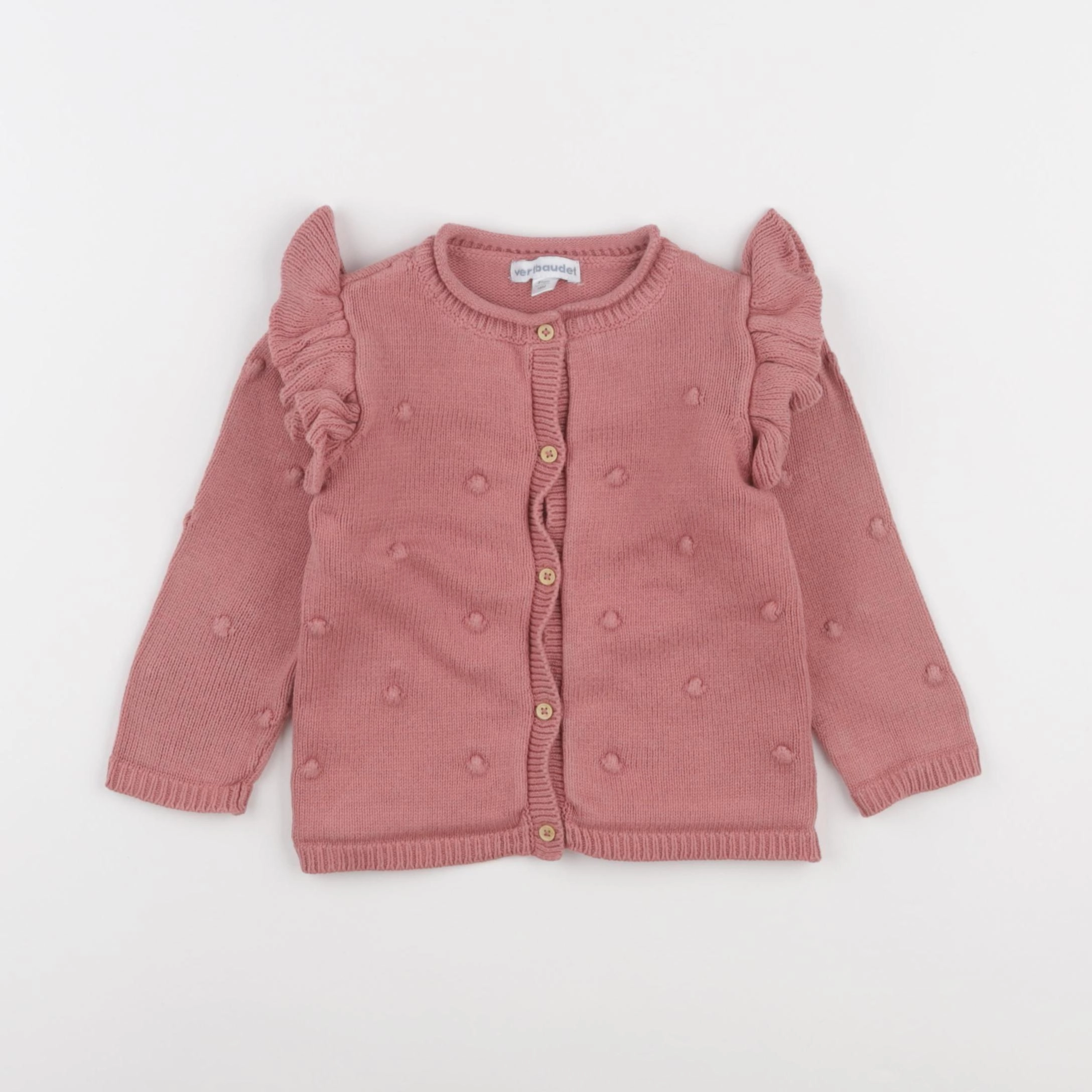 Vertbaudet - gilet rose - 18 mois