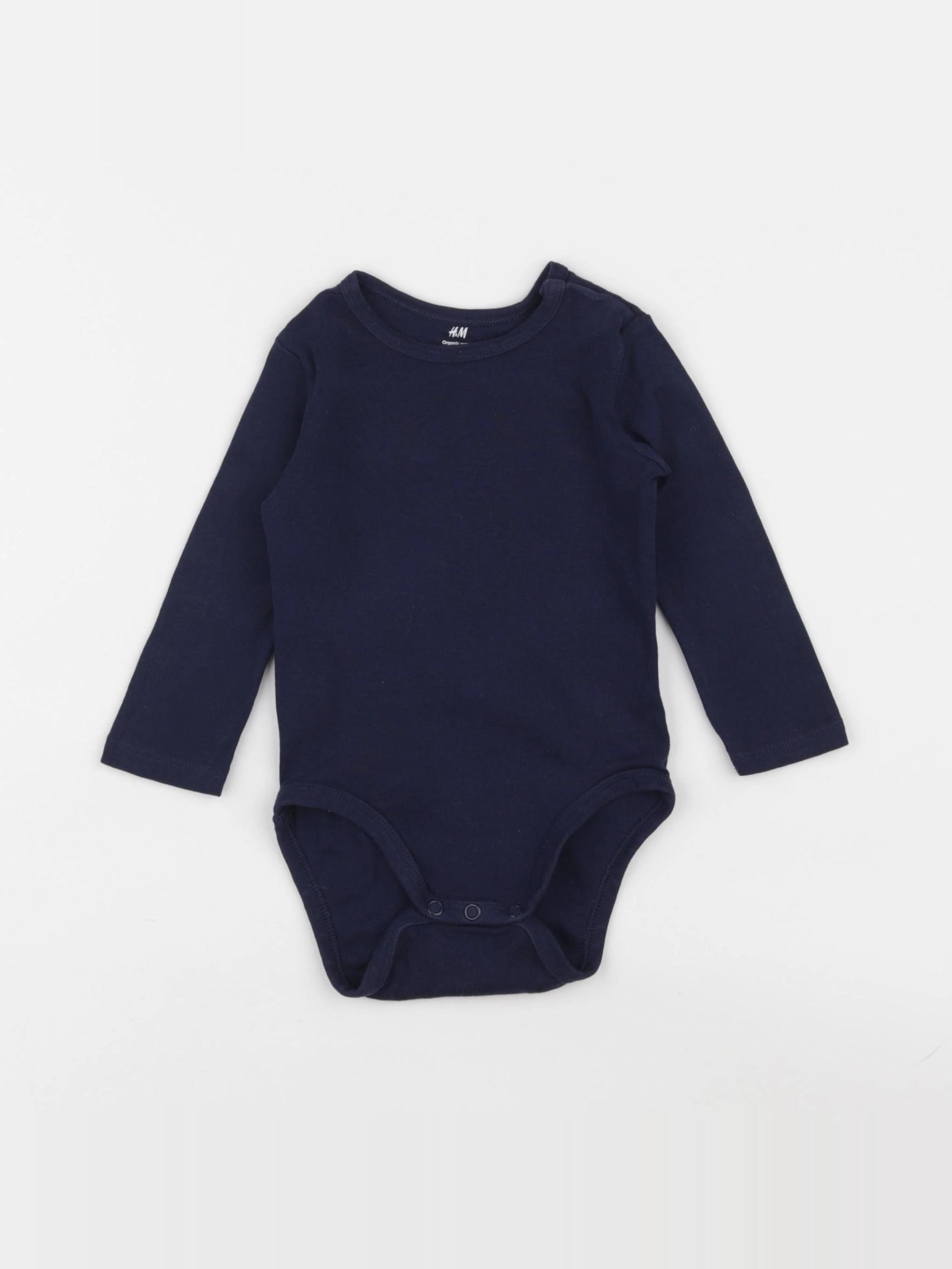 H&M - body bleu - 3/6 mois