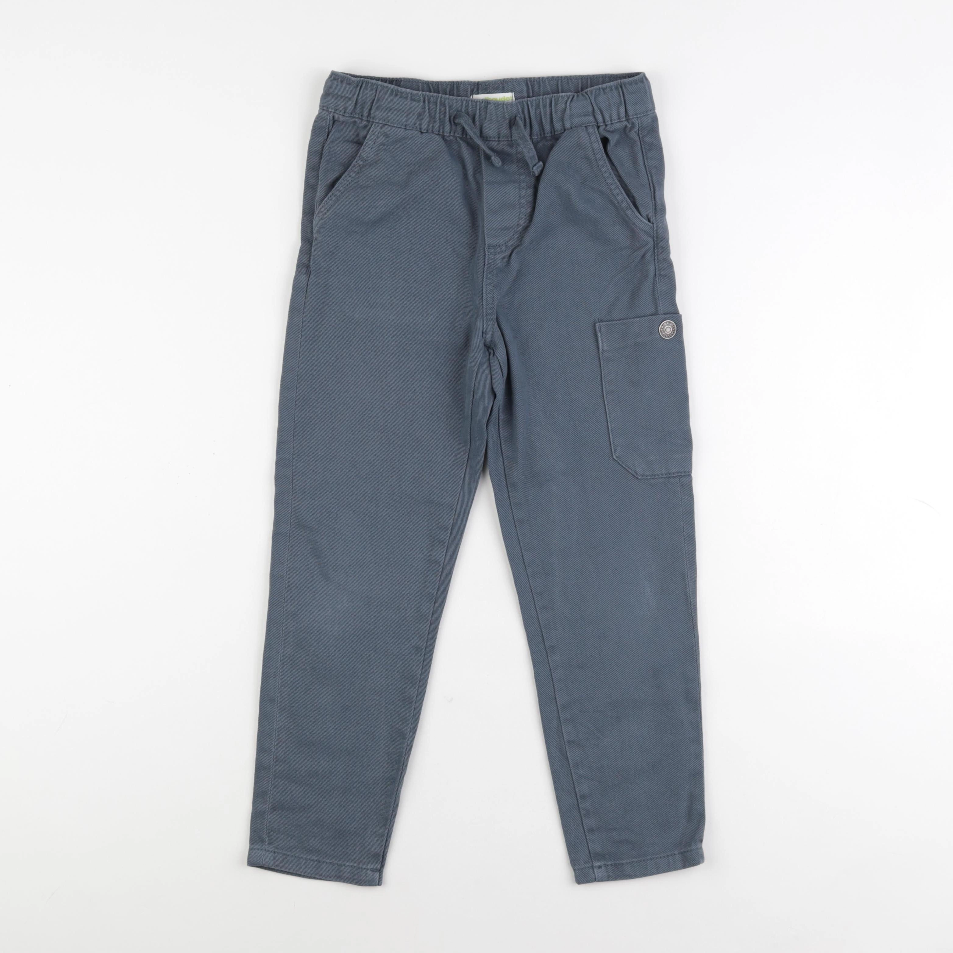 Vertbaudet - pantalon vert - 7 ans