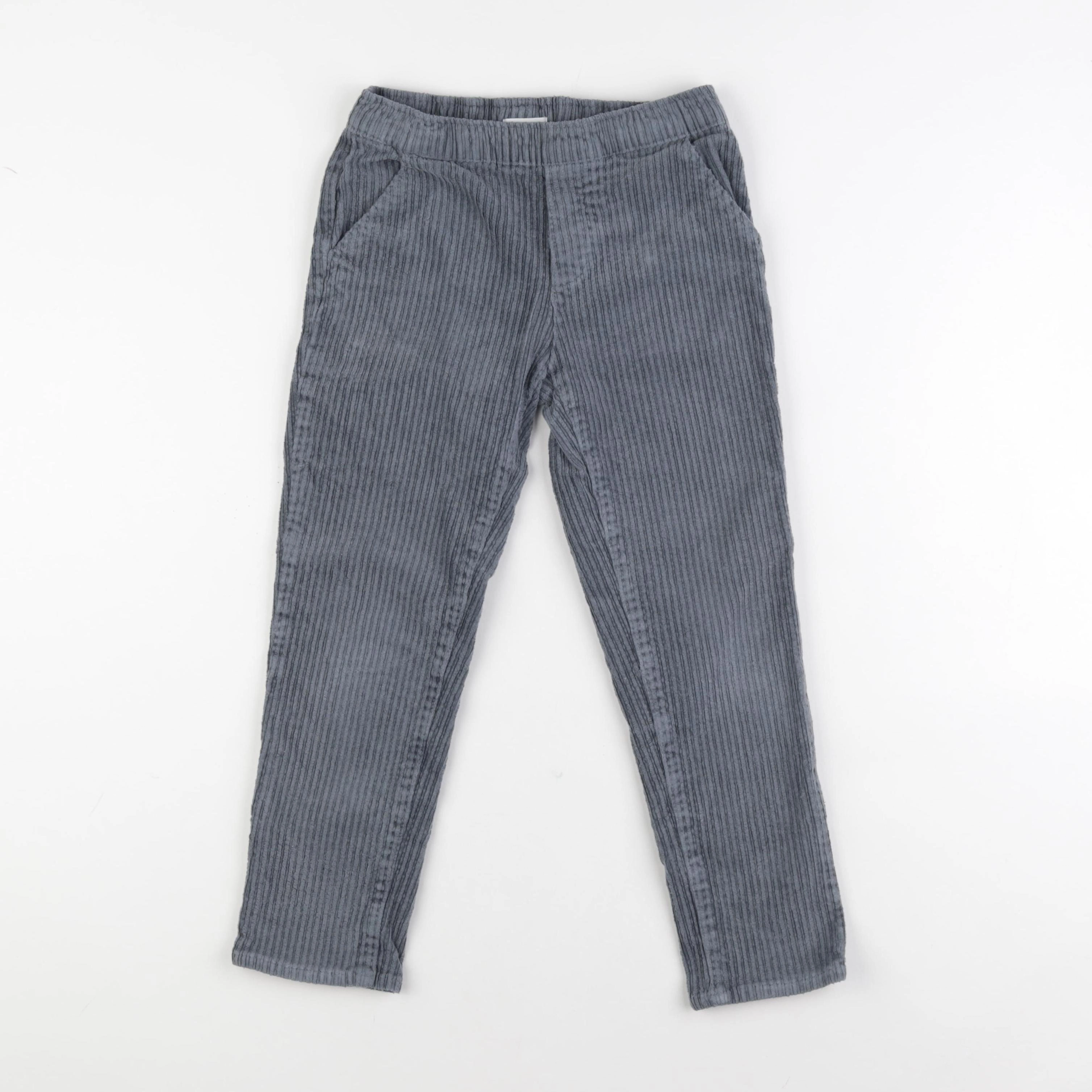 Vertbaudet - pantalon vert - 7 ans