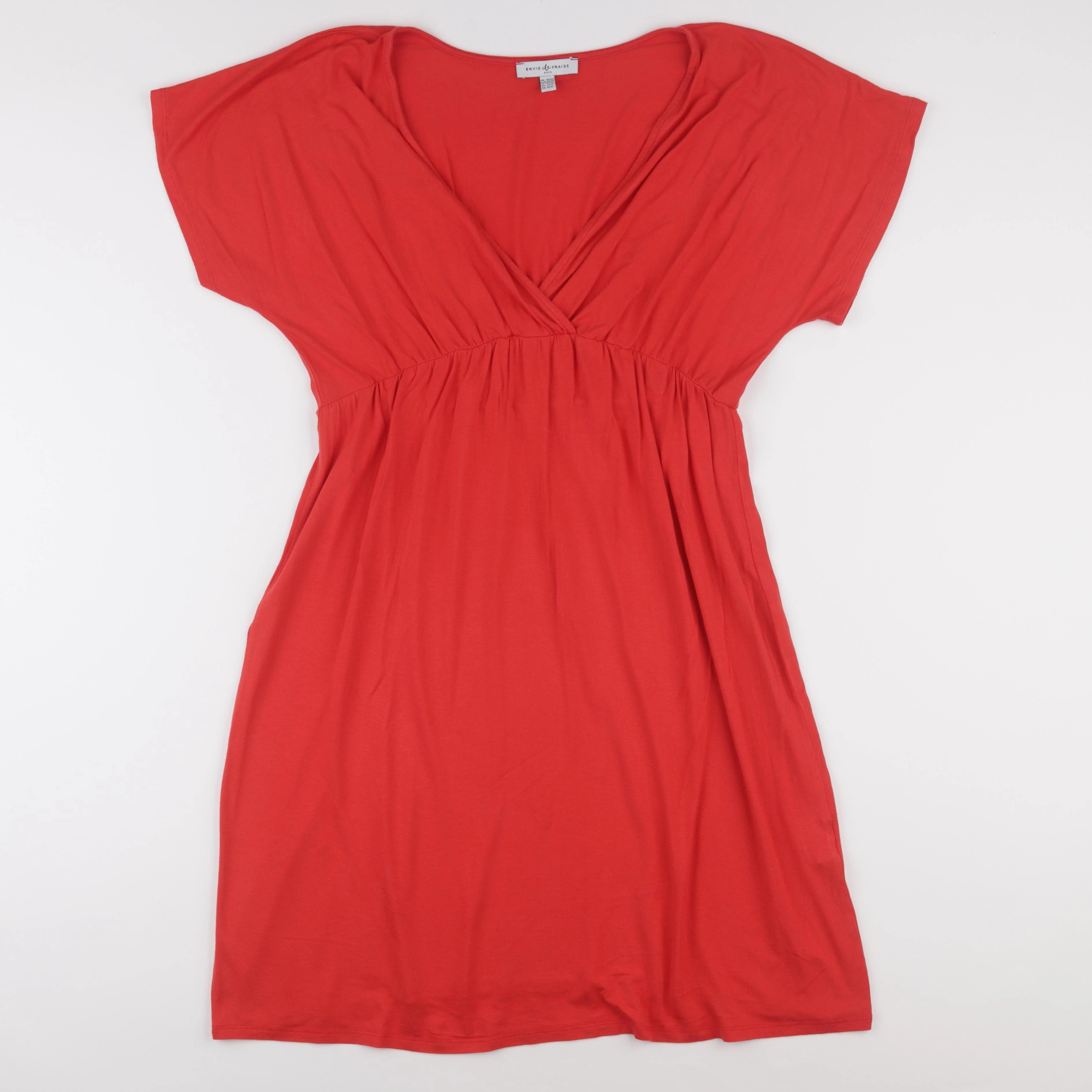 Envie de fraise - robe grossesse rouge - 40 à 42
