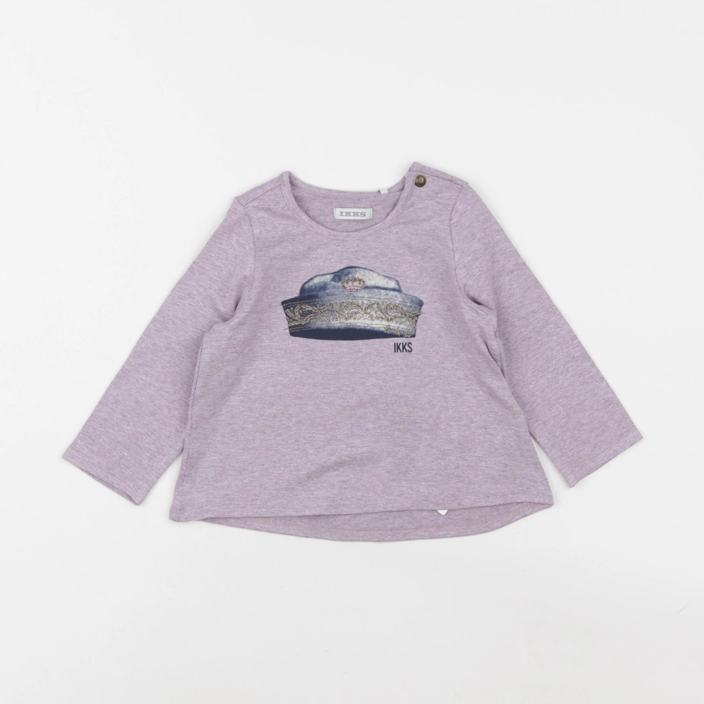 IKKS - tee-shirt rose - 12 mois