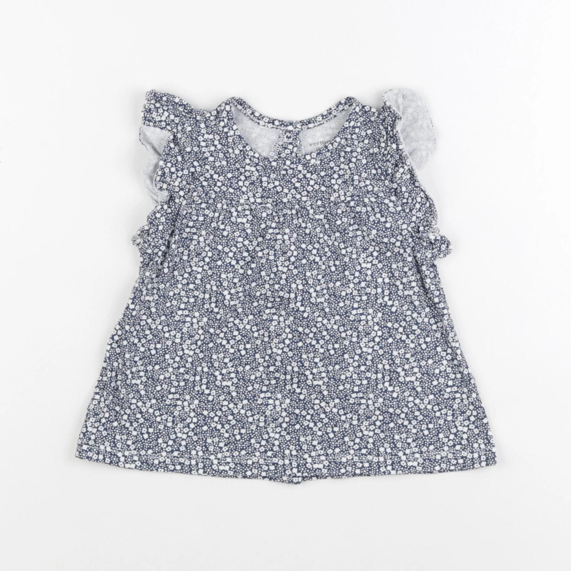 Vertbaudet - tee-shirt bleu - 24 mois