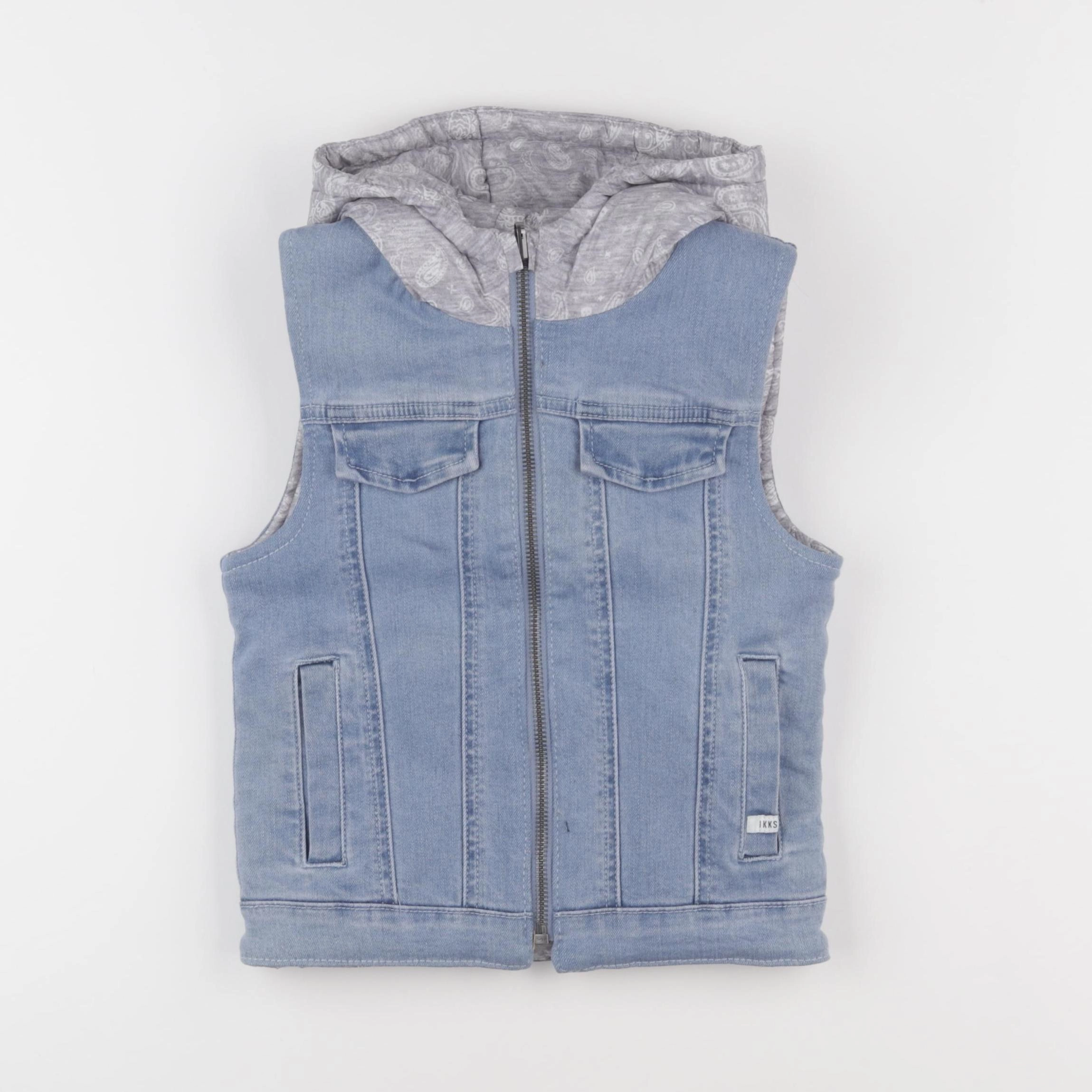 IKKS - doudoune réversible bleu - 4 ans