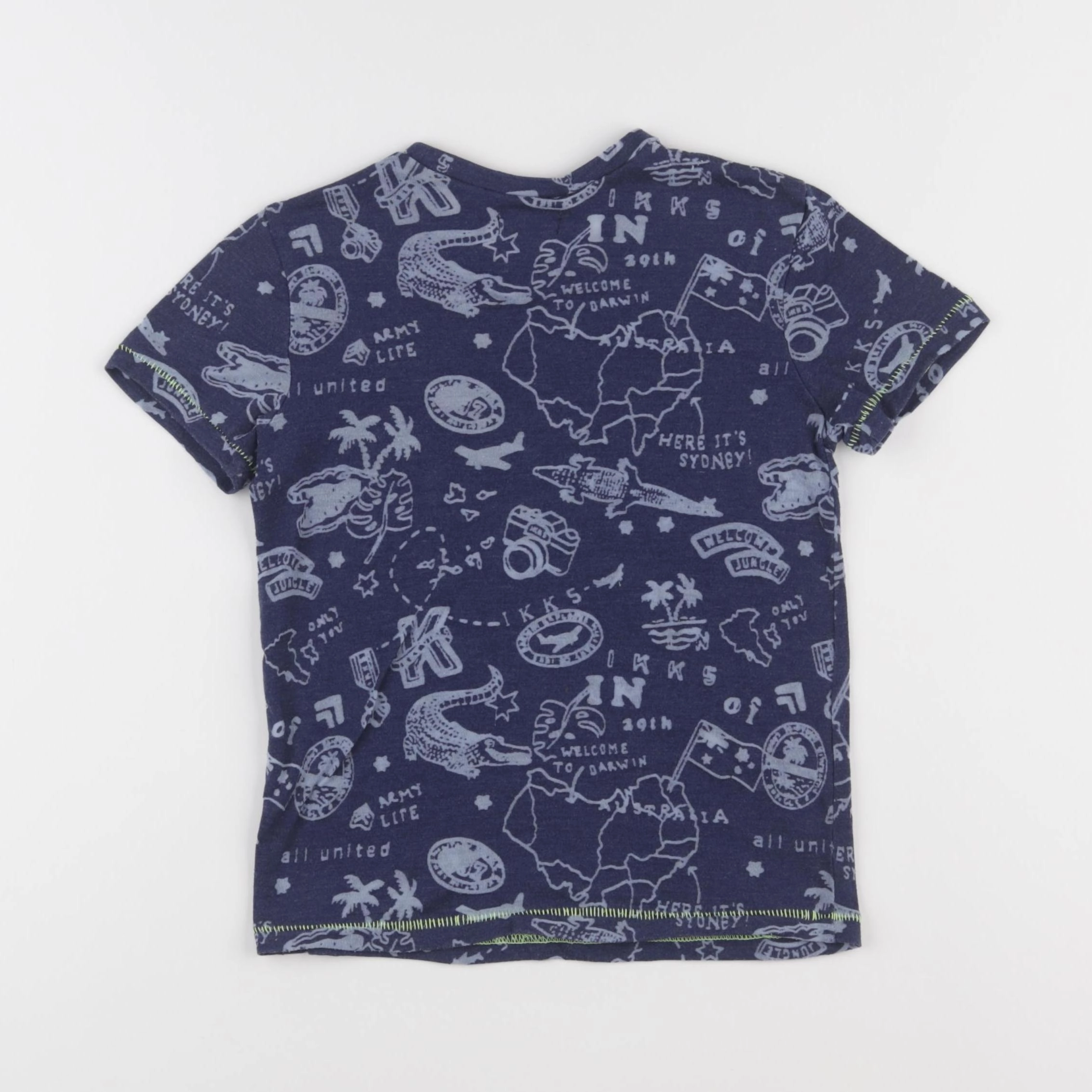 IKKS - tee-shirt bleu - 4 ans