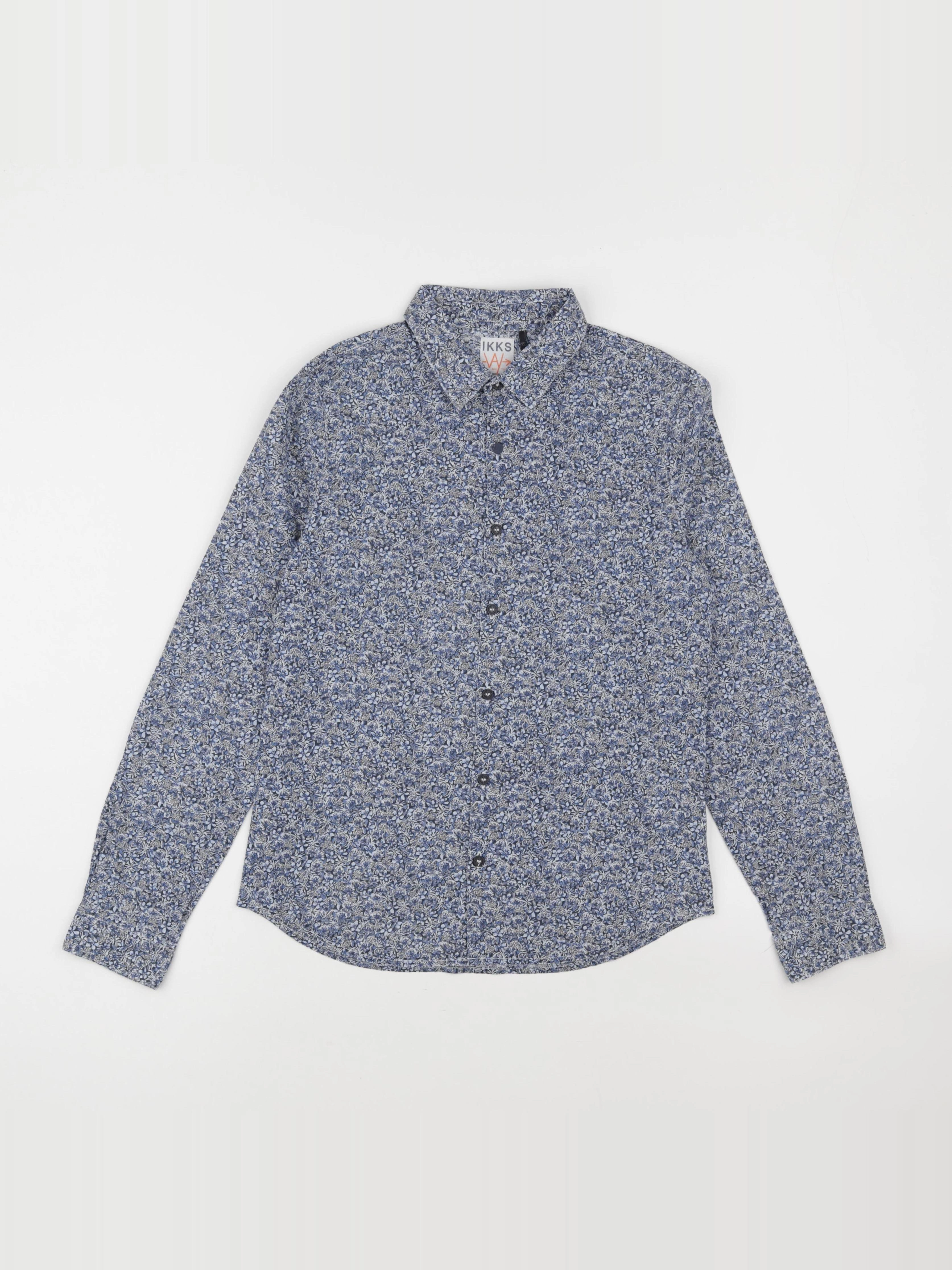 IKKS - chemise bleu - 10 ans
